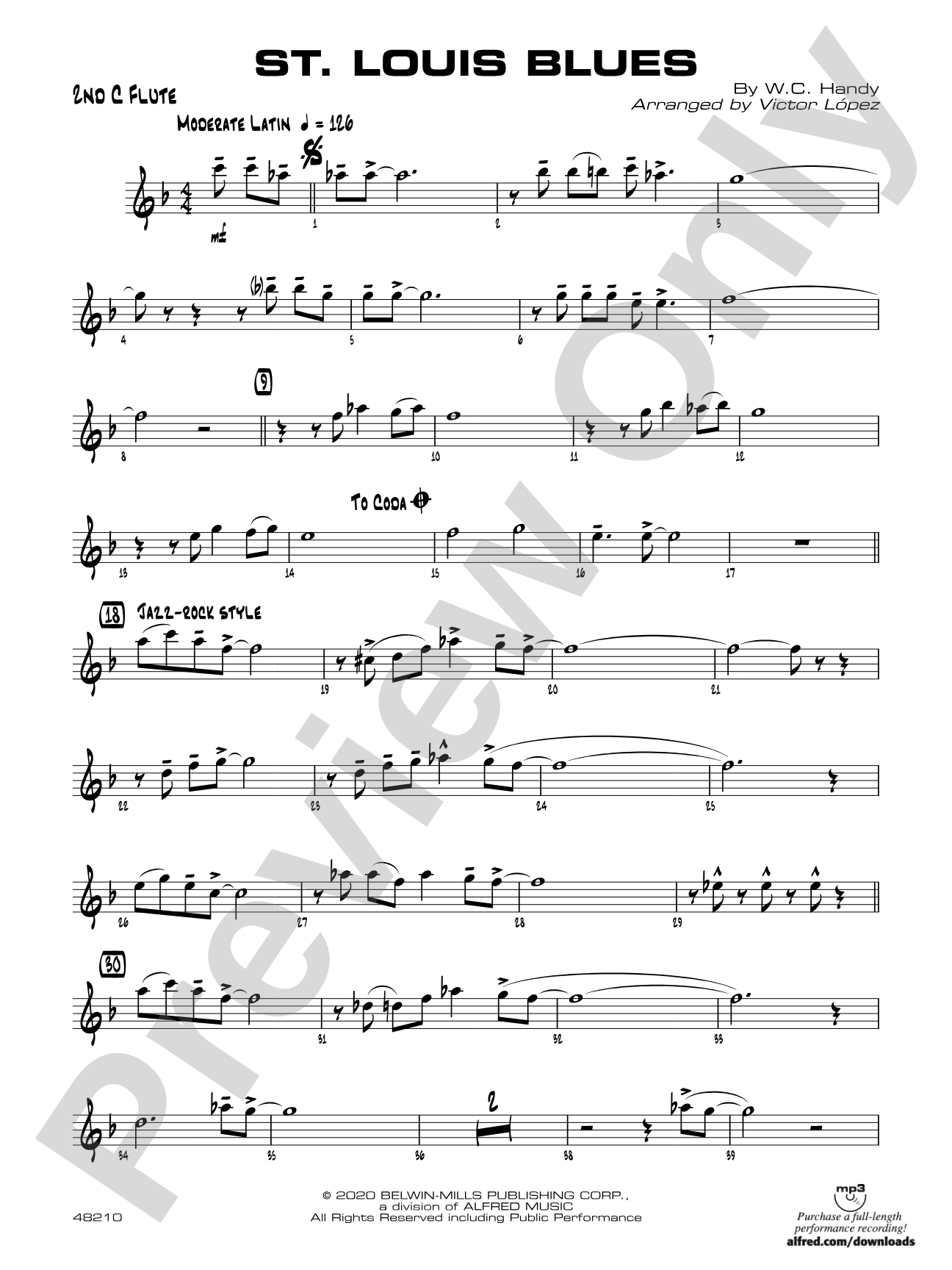 St. Louis Blues: 2nd Flute