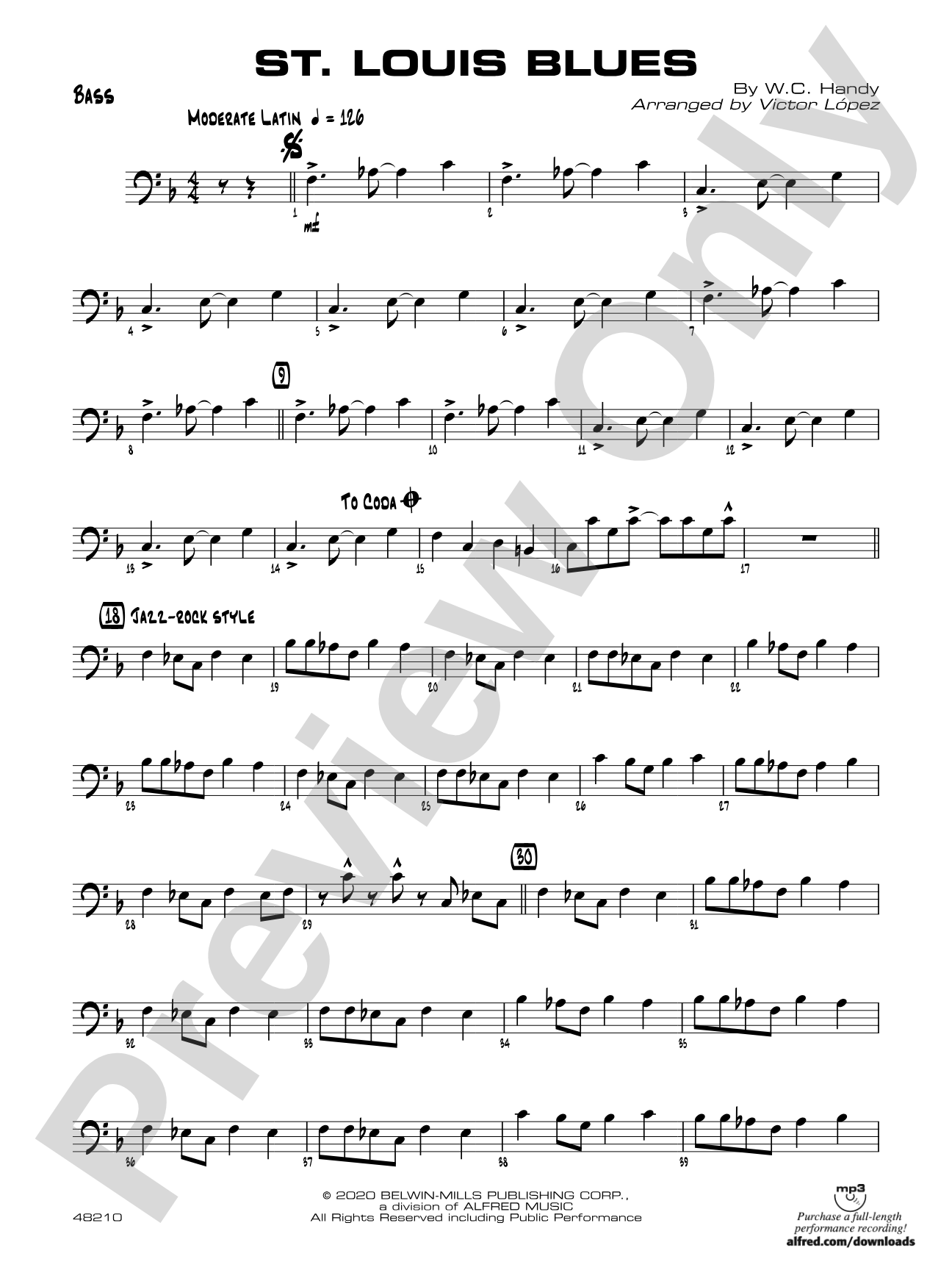 St. Louis Blues: String Bass