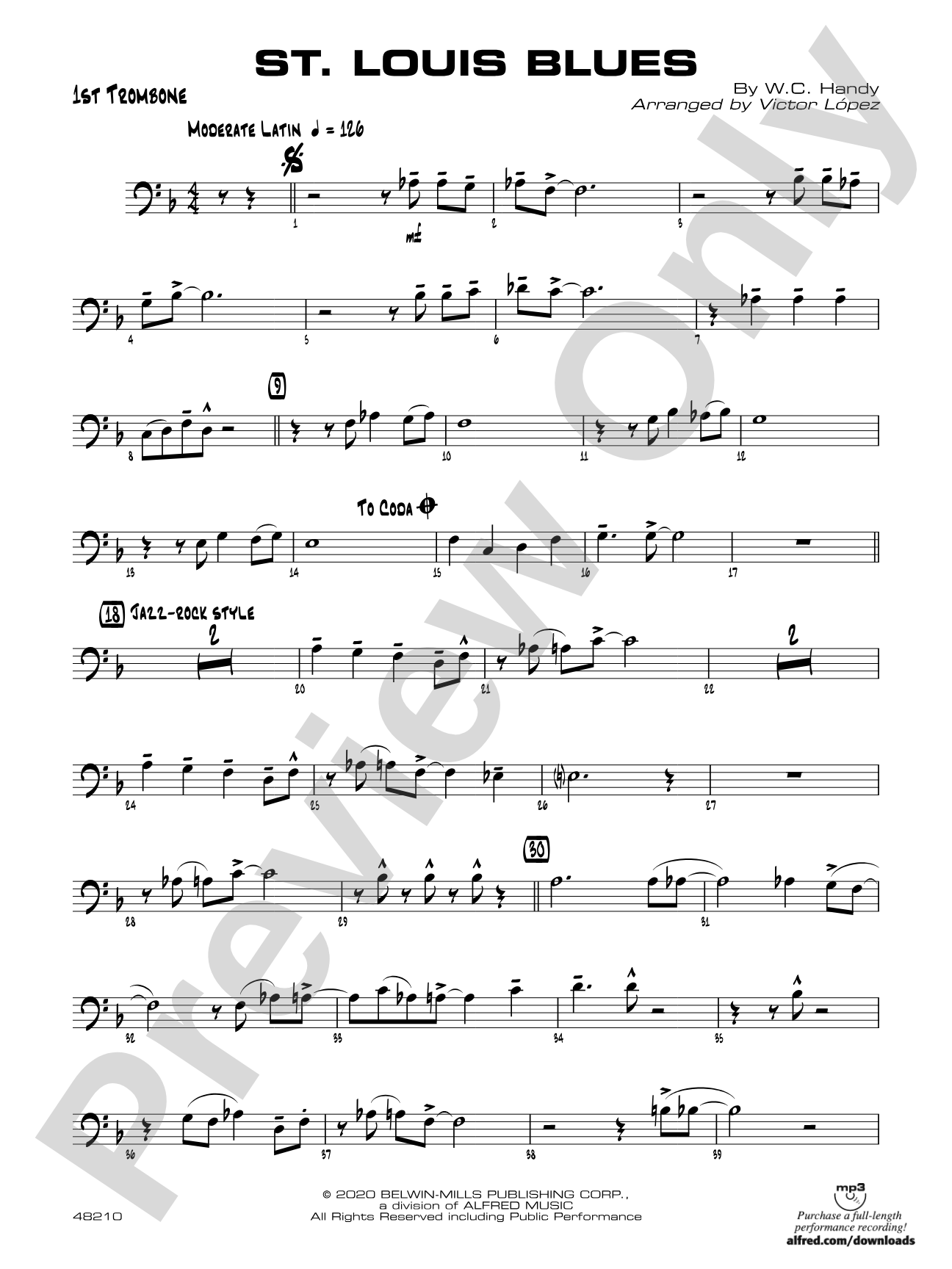St. Louis Blues: 1st Trombone