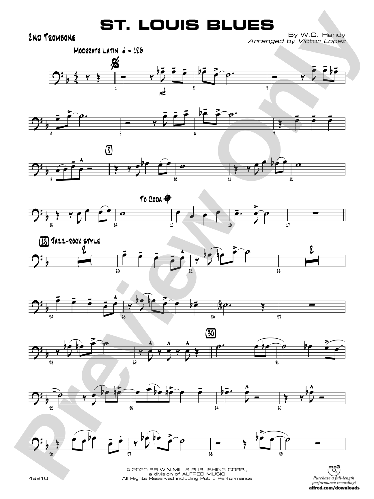St. Louis Blues: 2nd Trombone
