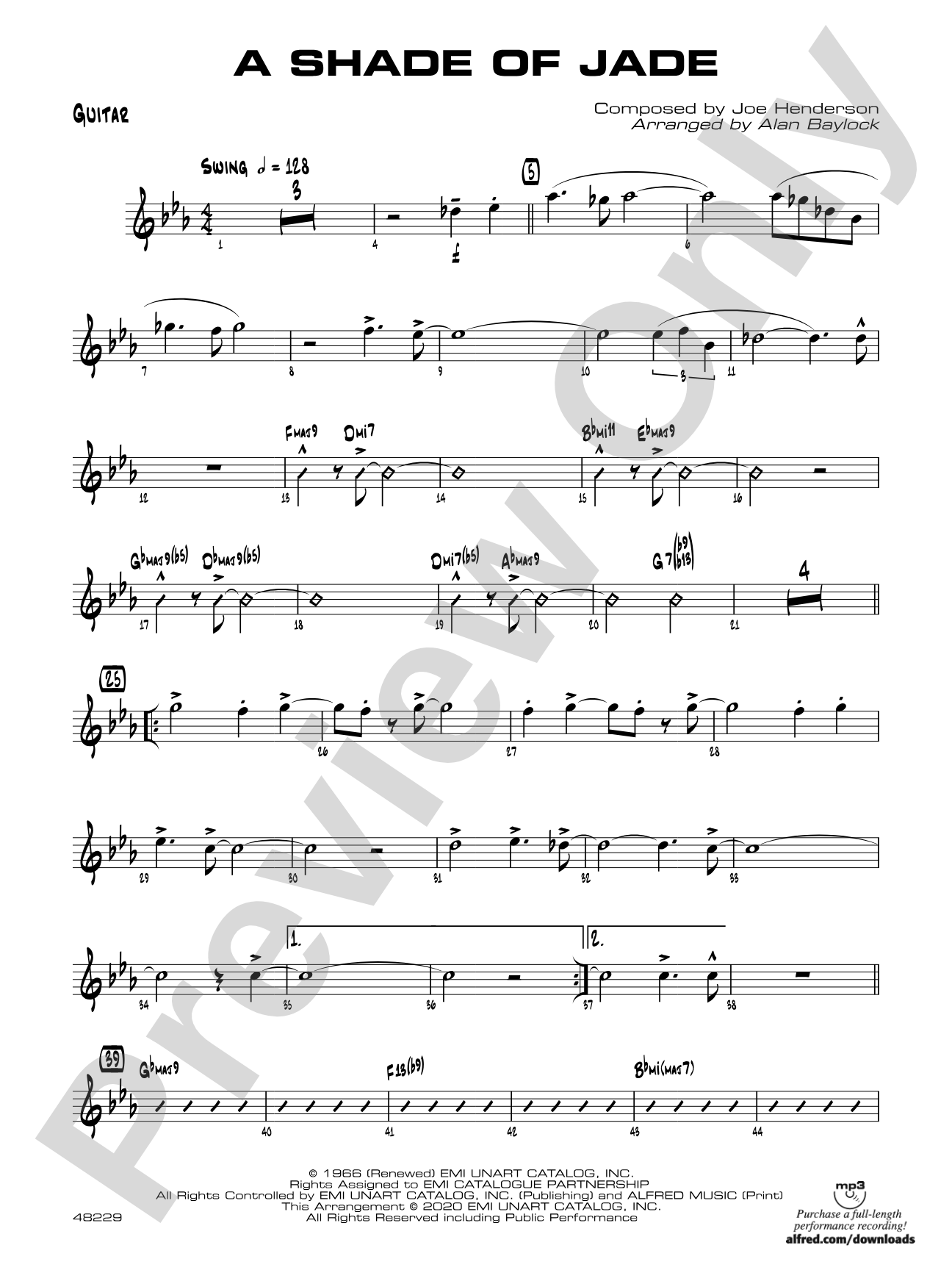 A Shade of Jade: Guitar