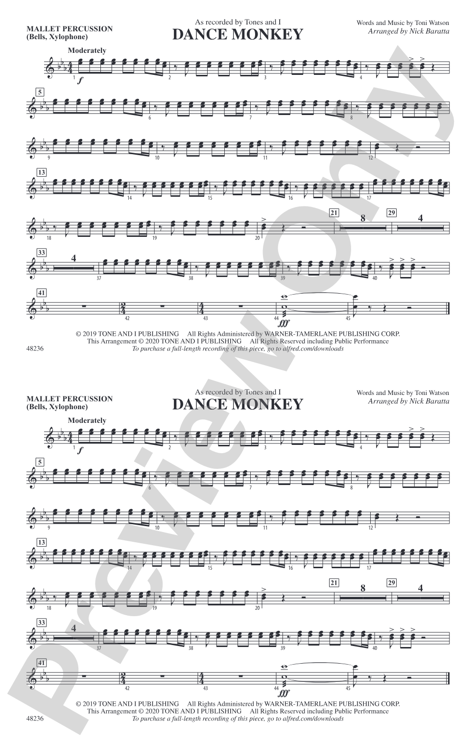 Dance Monkey: Mallets