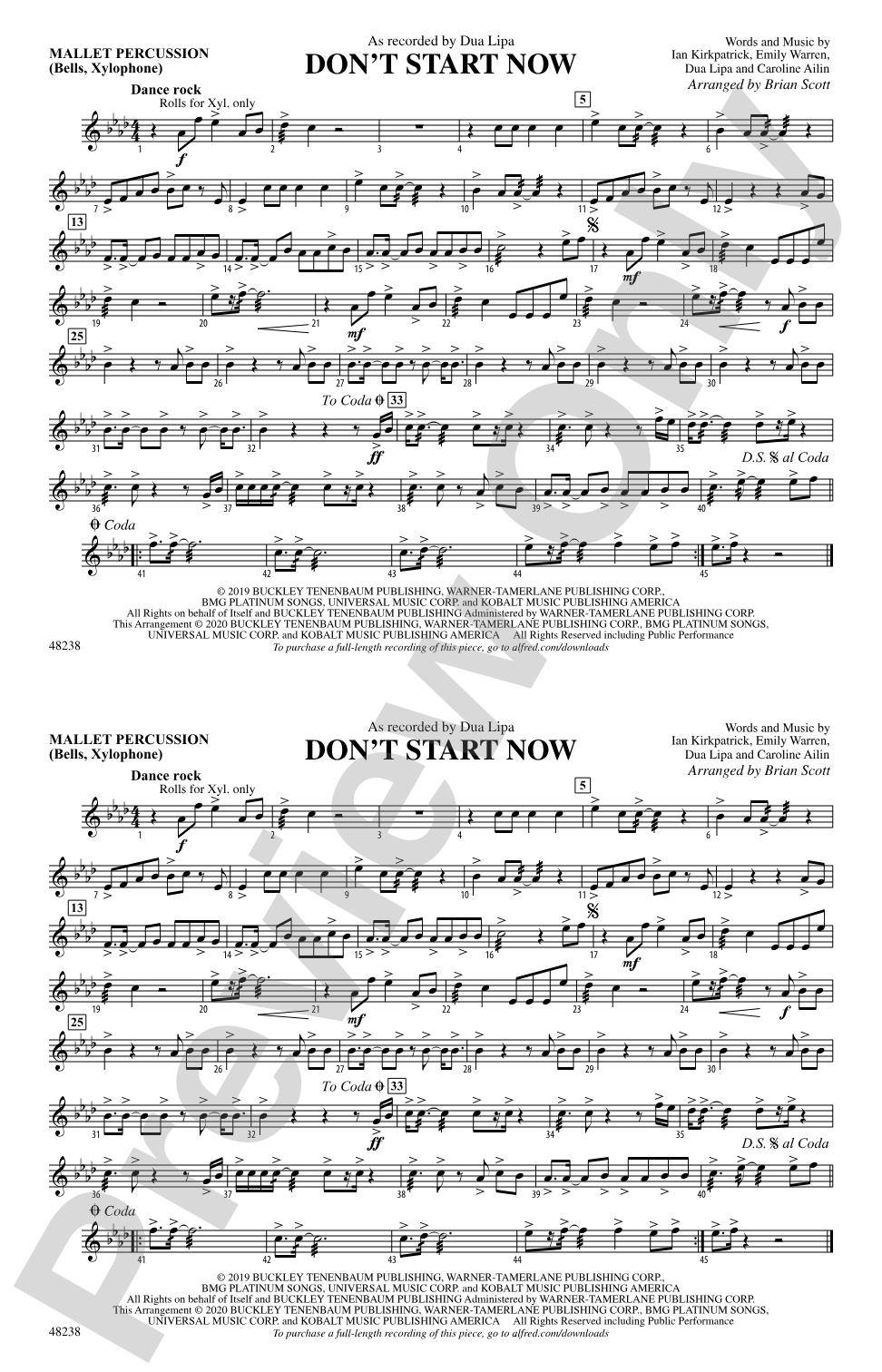 Don't Start Now: Mallets