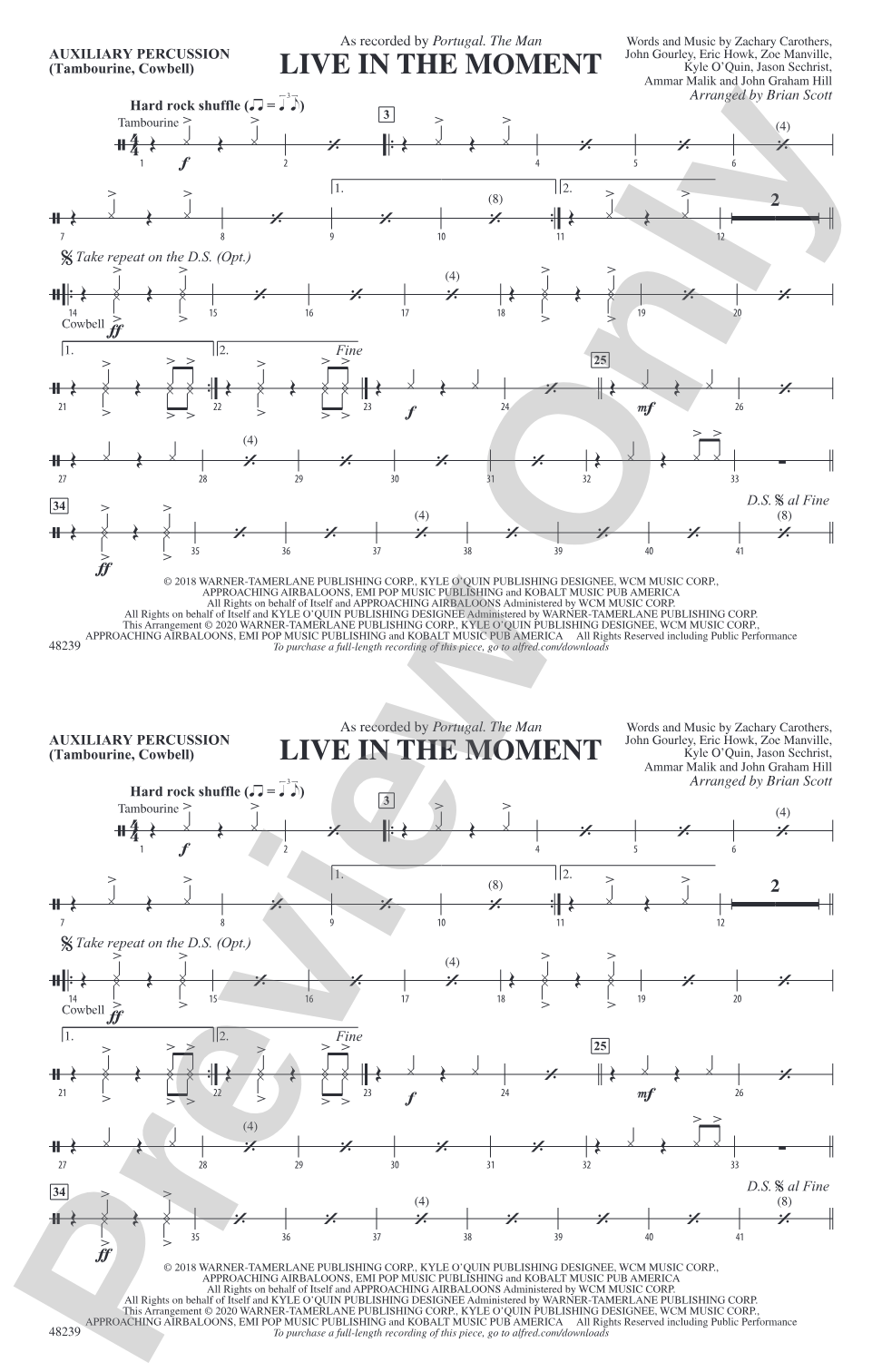 Live in the Moment: Auxiliary Percussion