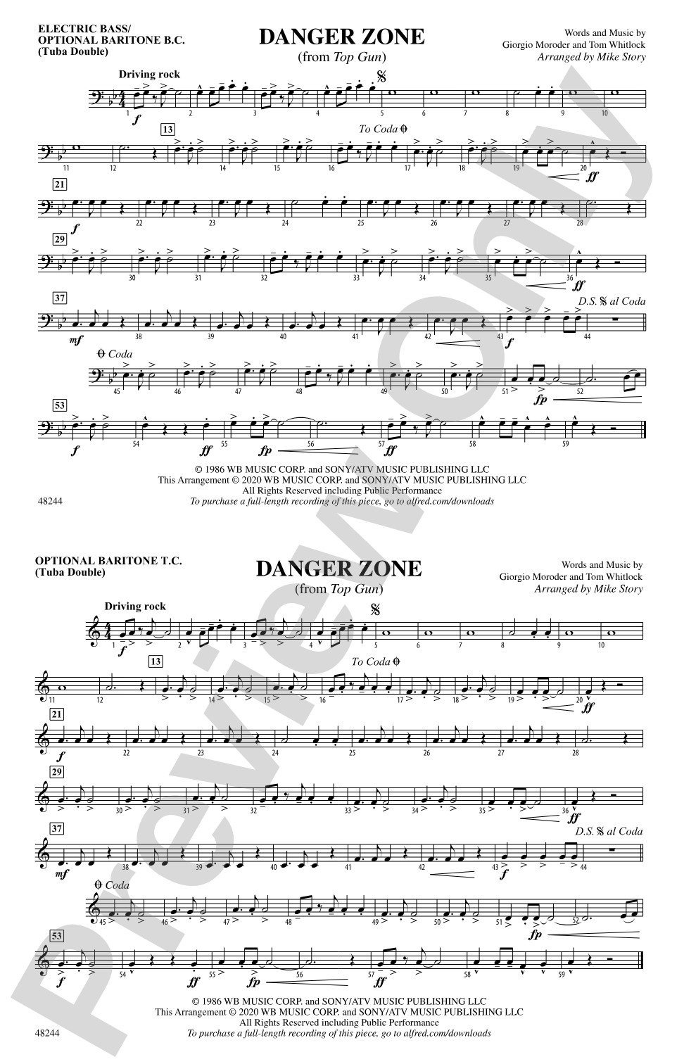 Danger Zone: Electric Bass