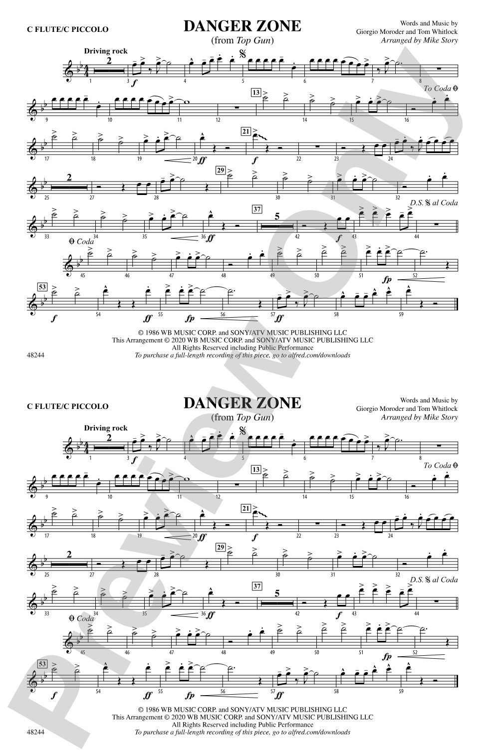 Danger Zone: Flute