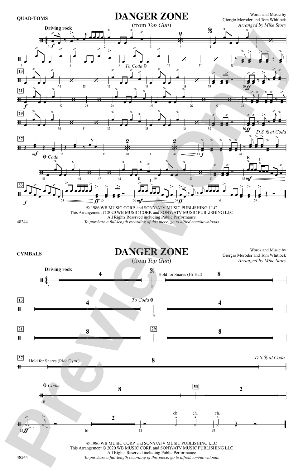 Danger Zone: Quad-Toms