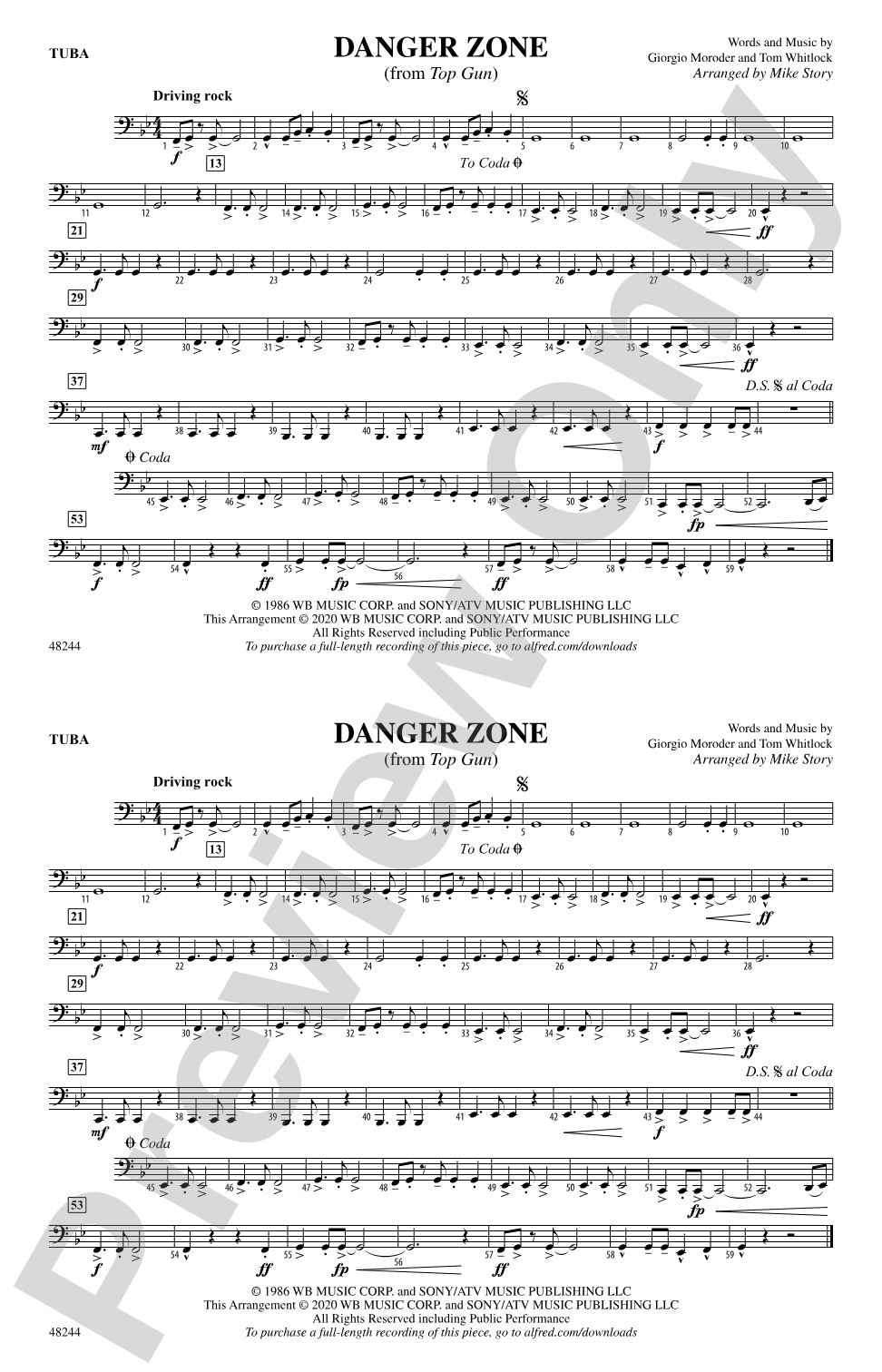 Danger Zone: Tuba