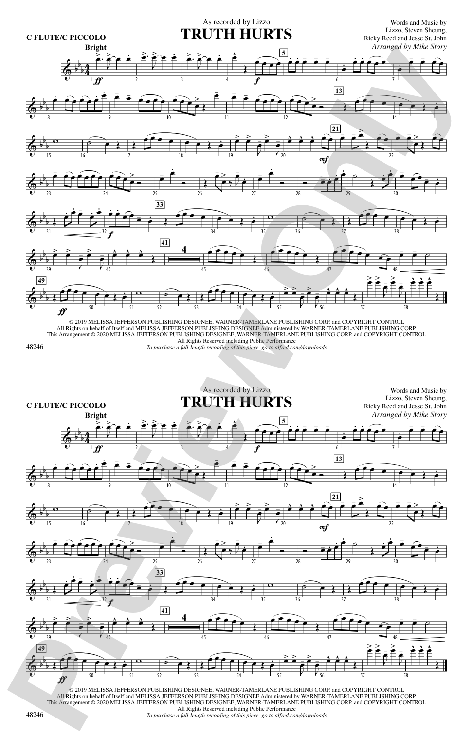 Truth Hurts: Flute
