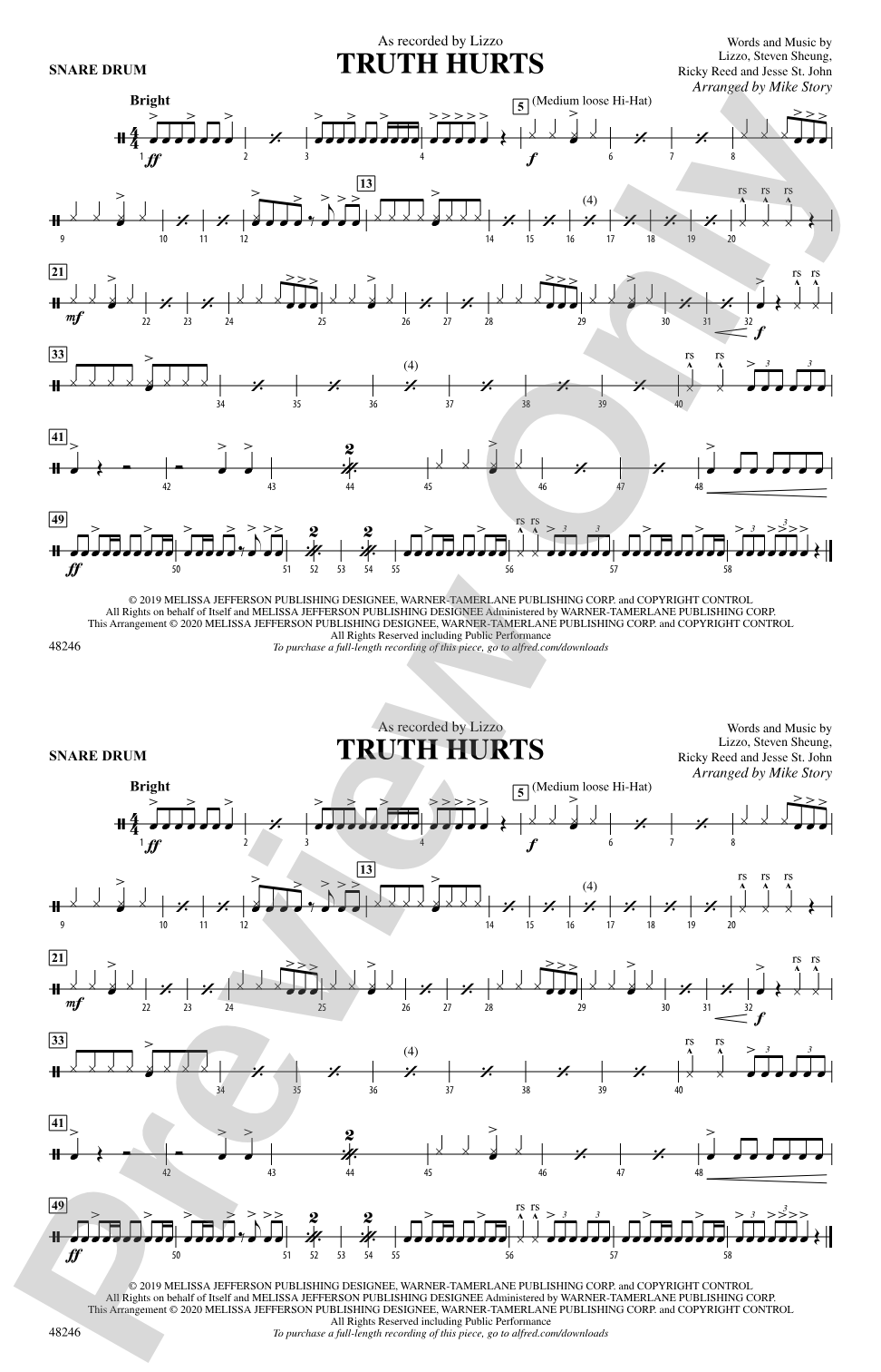 Truth Hurts: Snare Drum