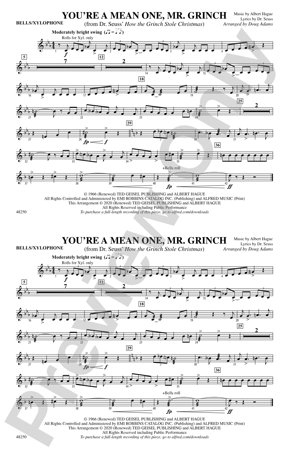 You're a Mean One, Mr. Grinch: Bells