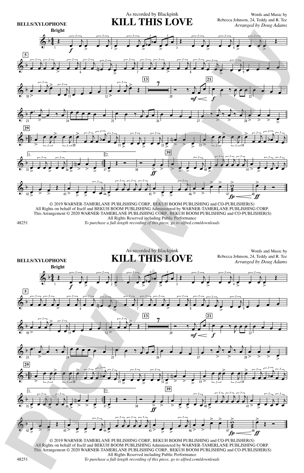 Kill This Love: Bells