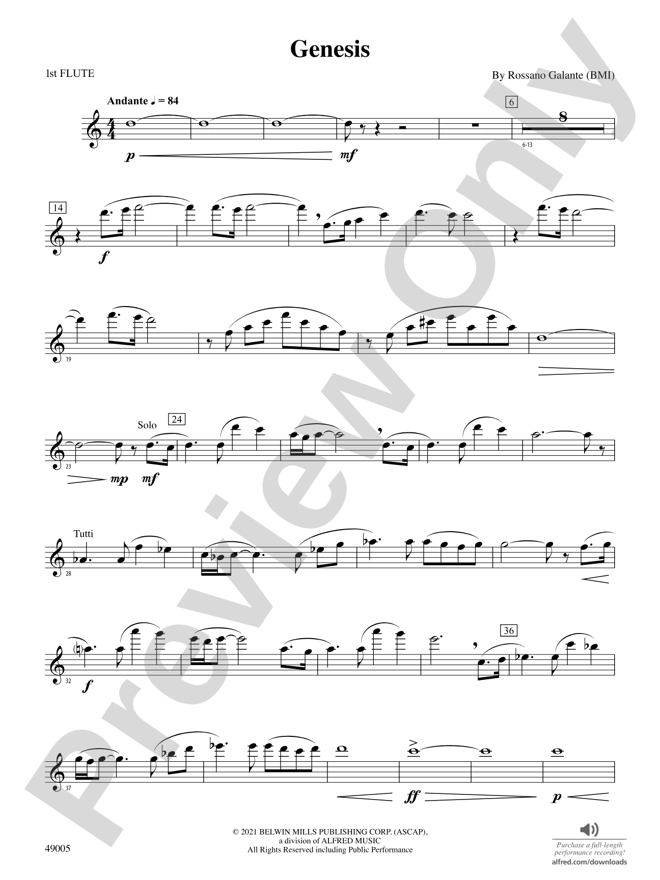 Genesis: Flute