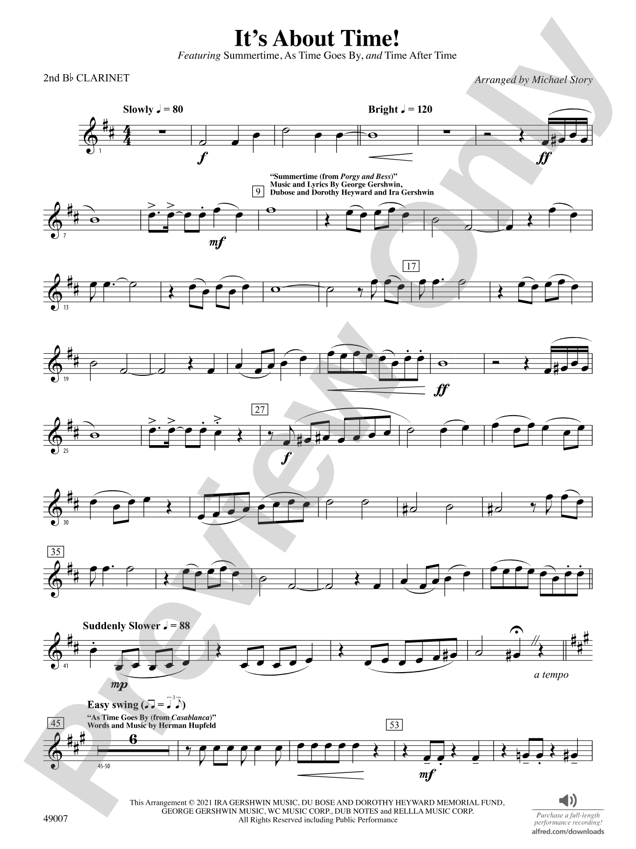 It's About Time: 2nd B-flat Clarinet