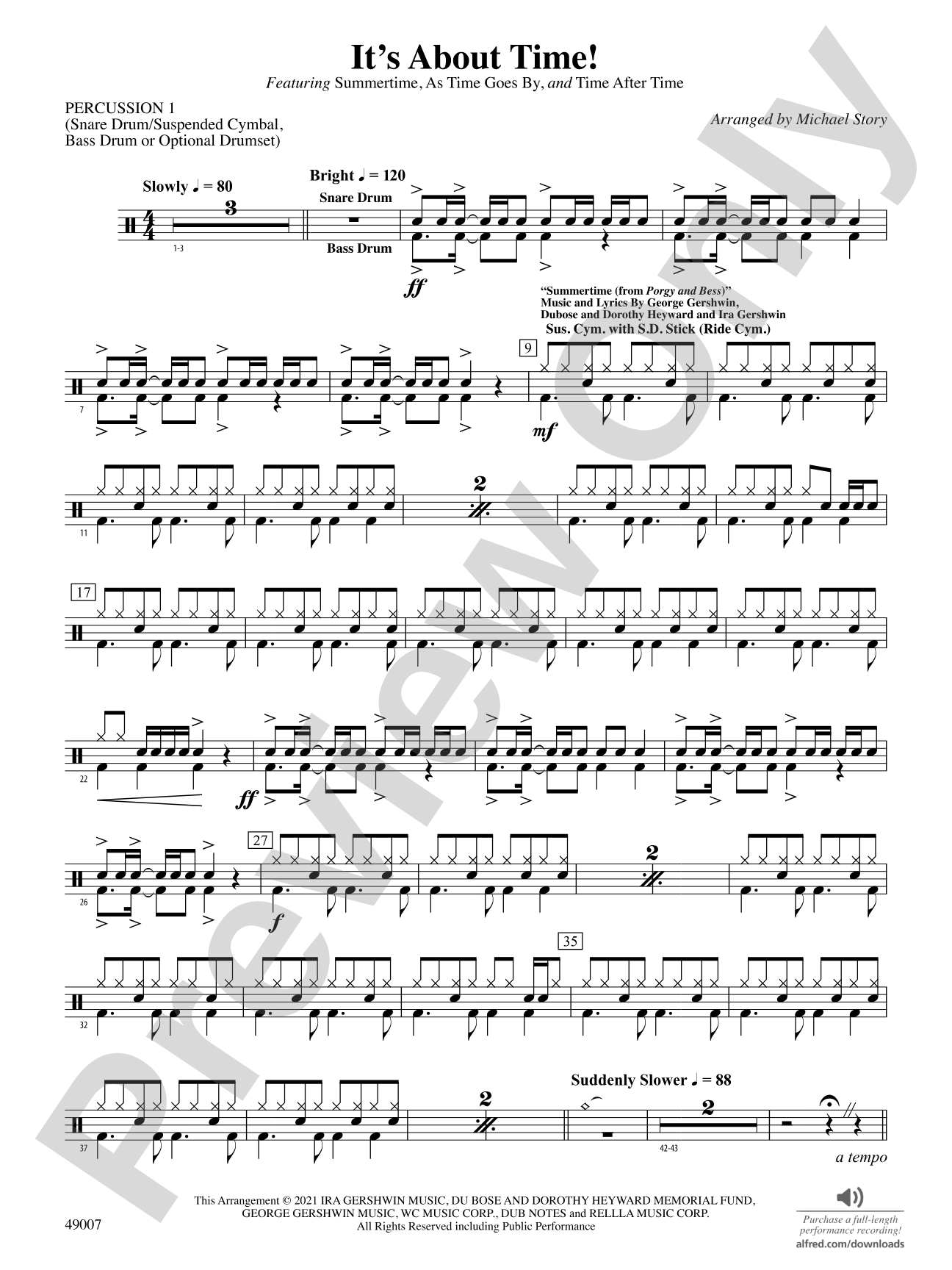 It's About Time: 1st Percussion