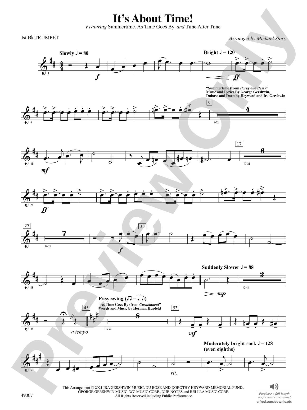 It's About Time: 1st B-flat Trumpet