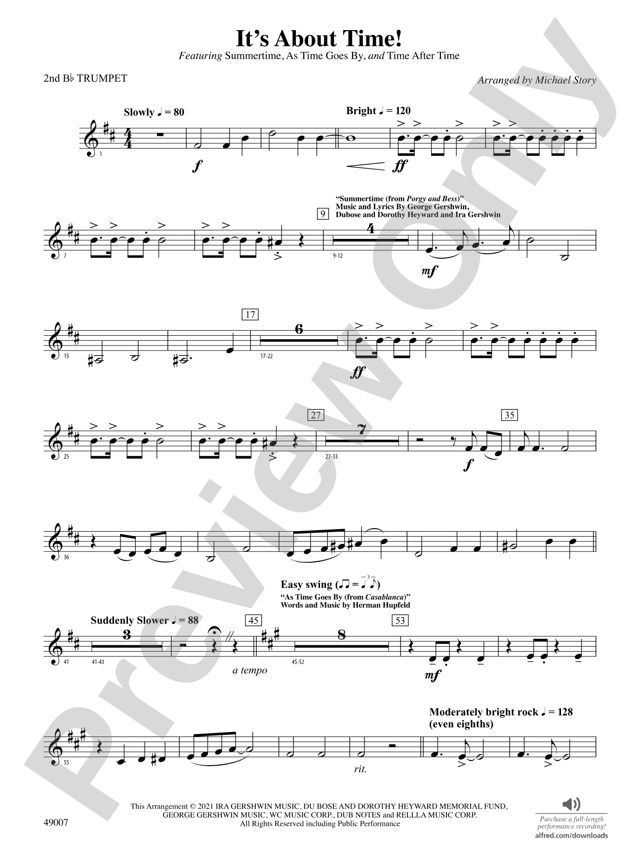 It's About Time: 2nd B-flat Trumpet