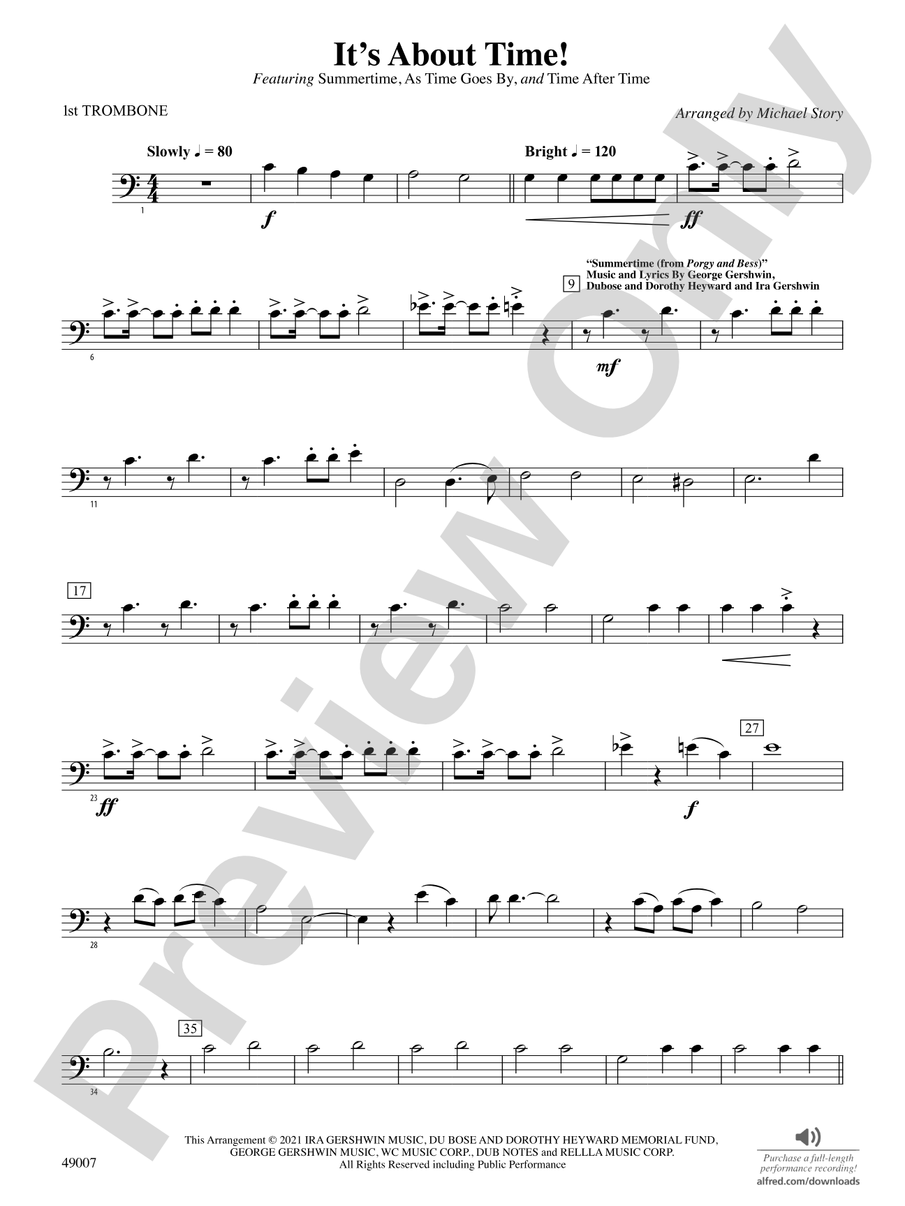 It's About Time: 1st Trombone