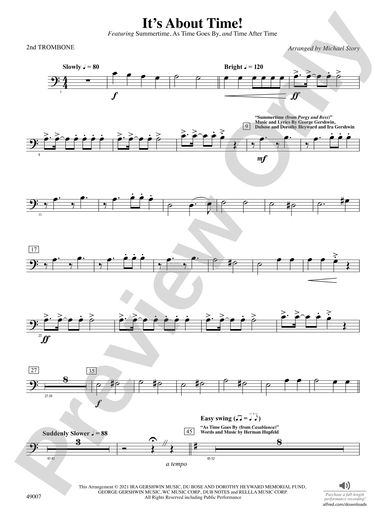 It's About Time: 2nd Trombone