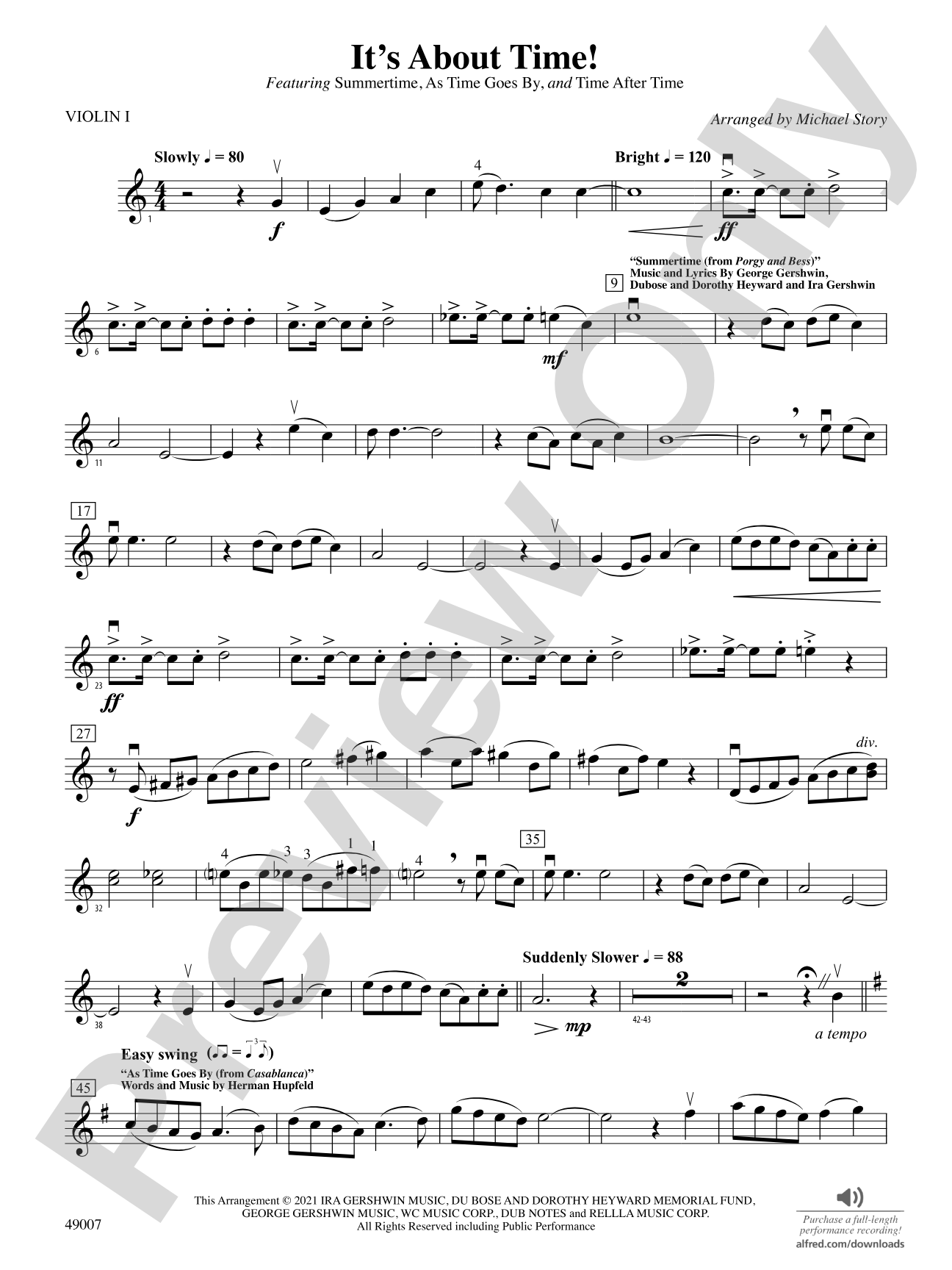 It's About Time: 1st Violin