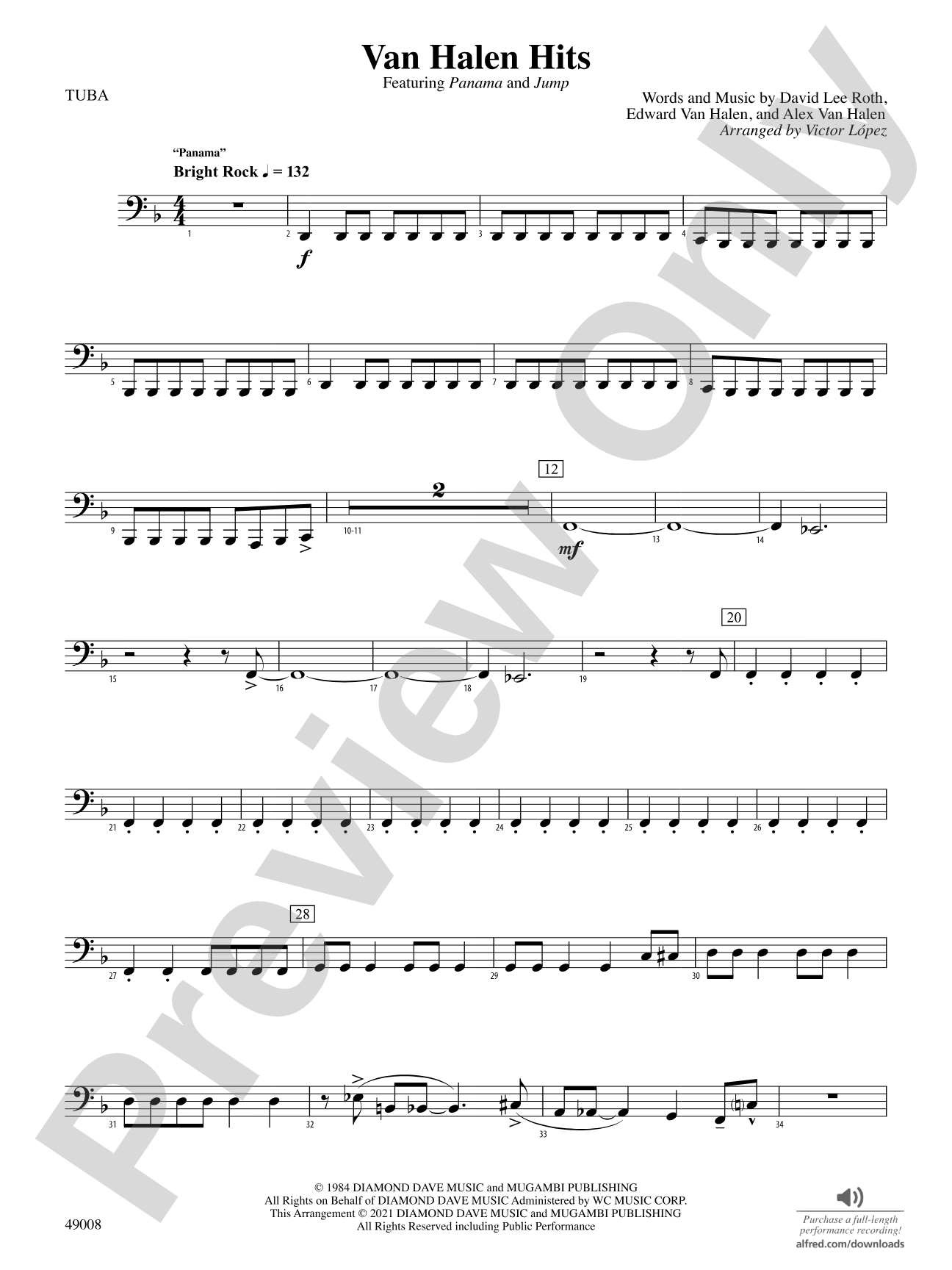Van Halen Hits: Tuba