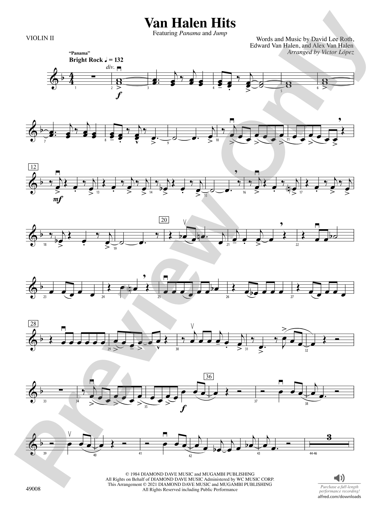 Van Halen Hits: 2nd Violin