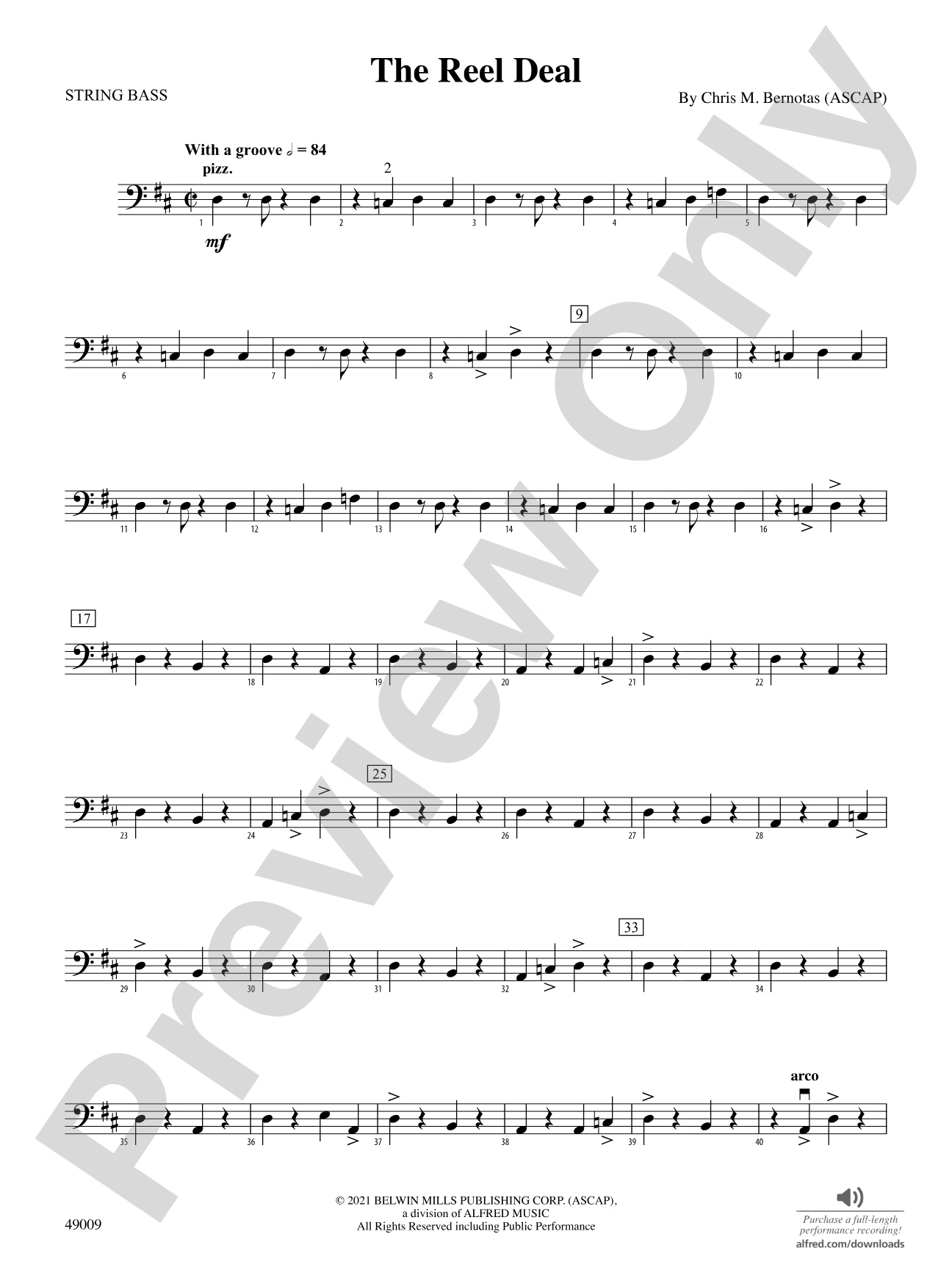 The Reel Deal: String Bass