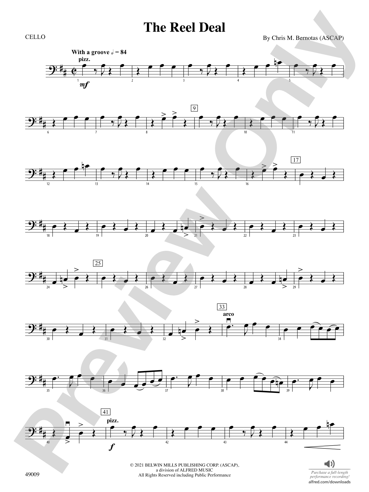 The Reel Deal: Cello