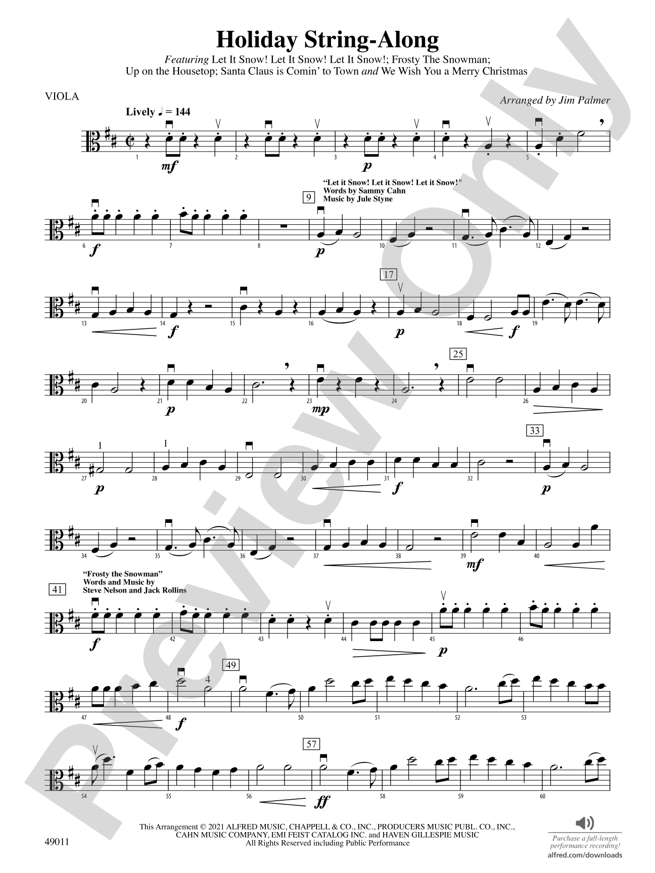 Holiday String-Along: Viola