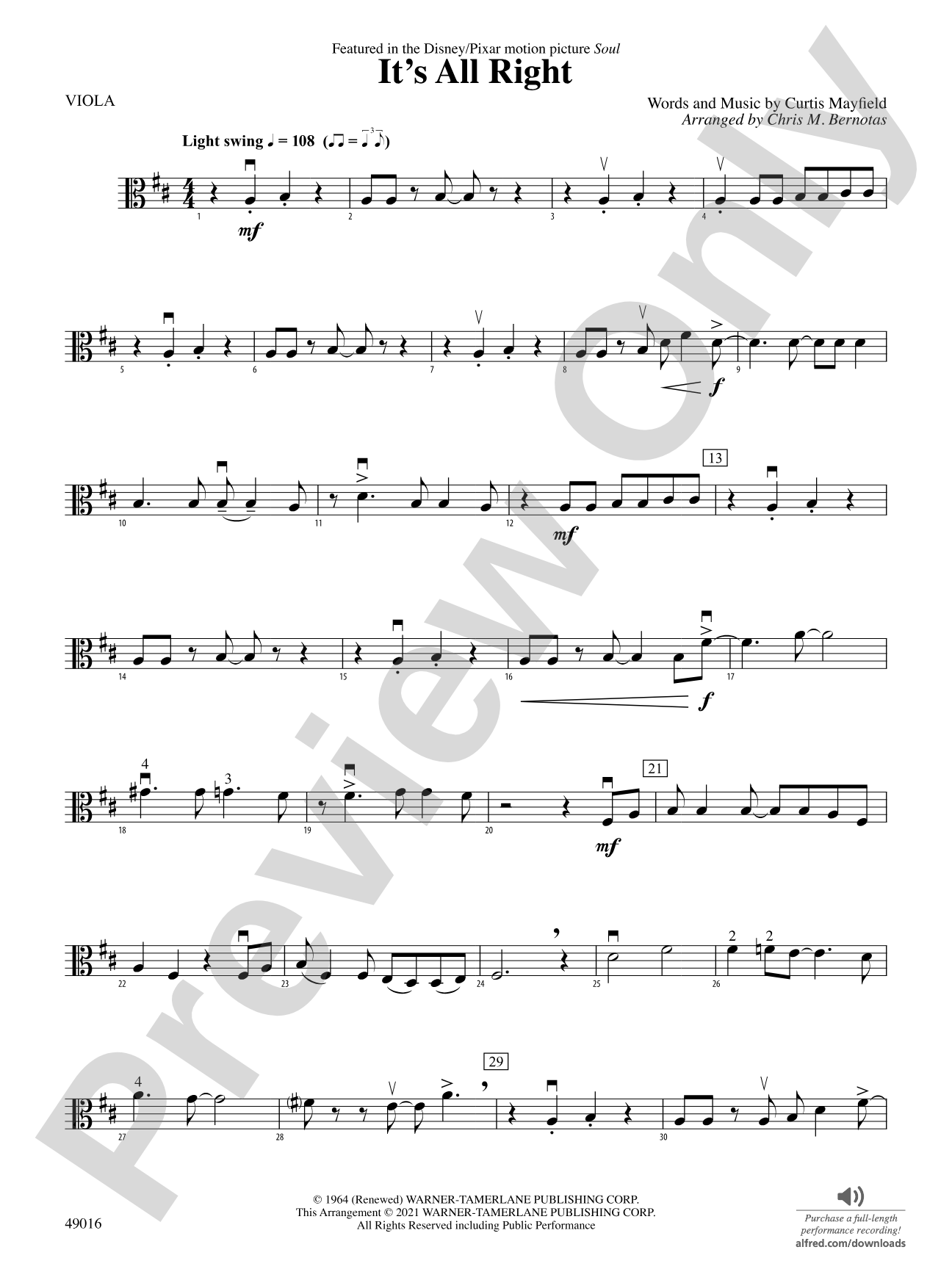 It's All Right: Viola