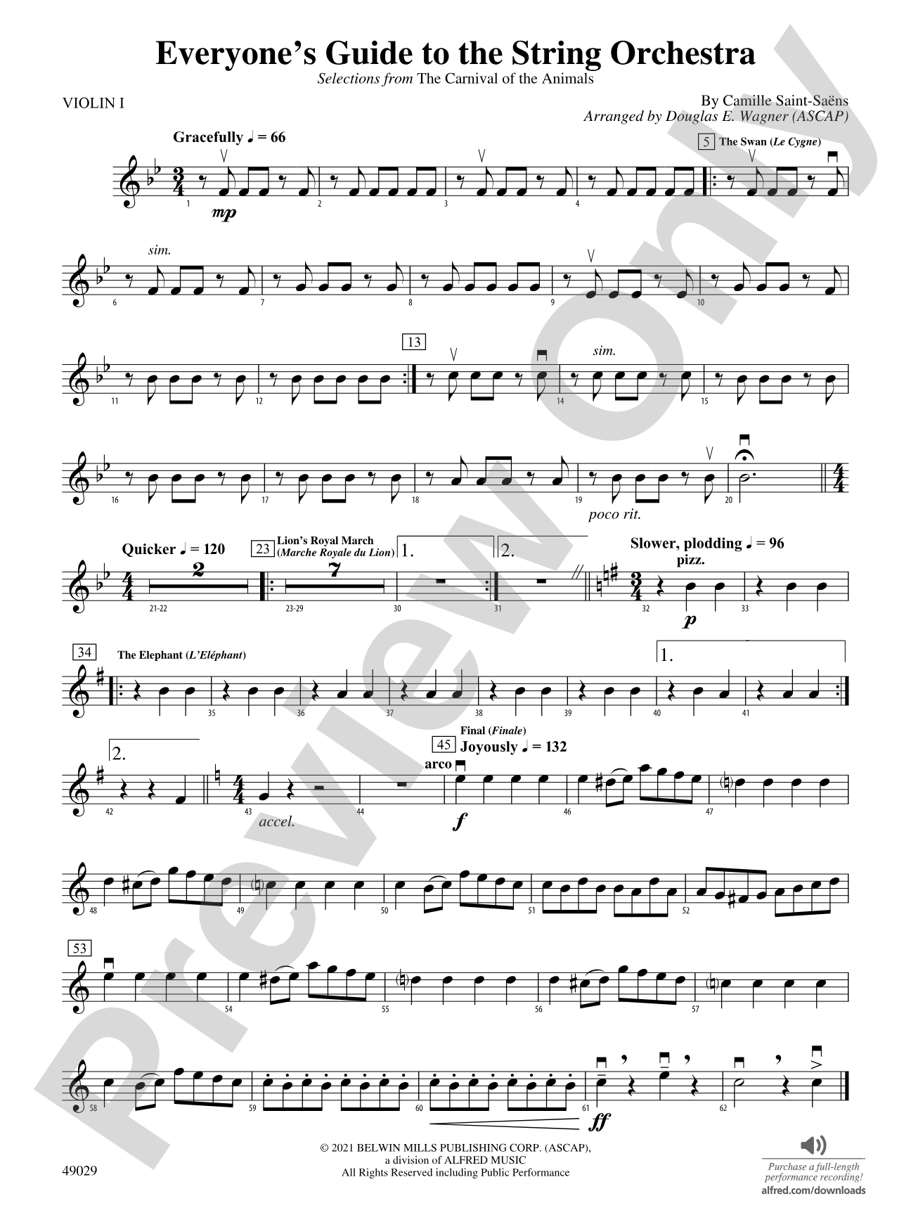 Everyone's Guide to the String Orchestra: 1st Violin