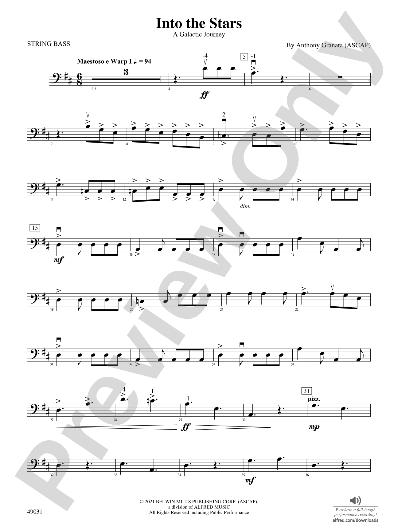 Into the Stars: String Bass