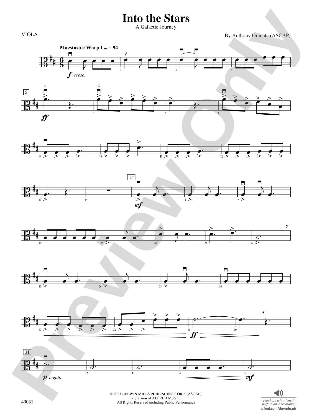Into the Stars: Viola