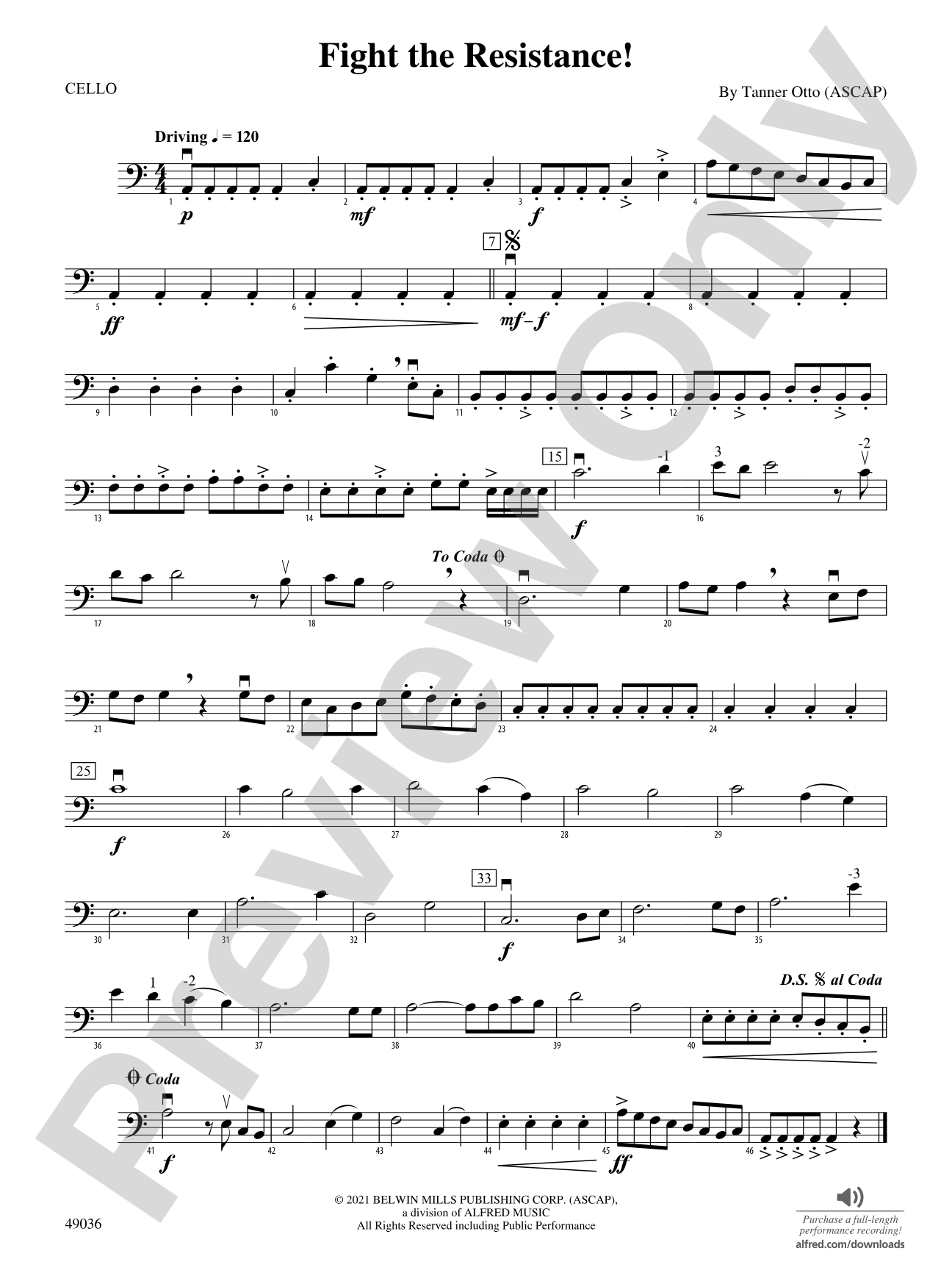 Fight the Resistance!: Cello
