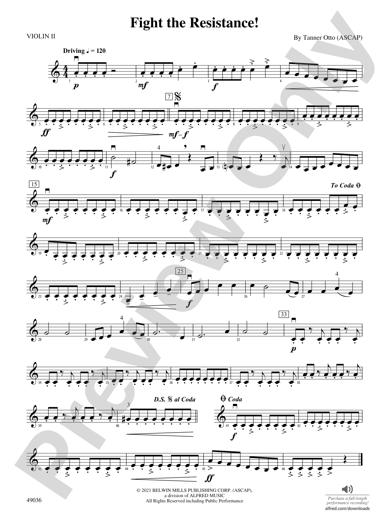Fight the Resistance!: 2nd Violin