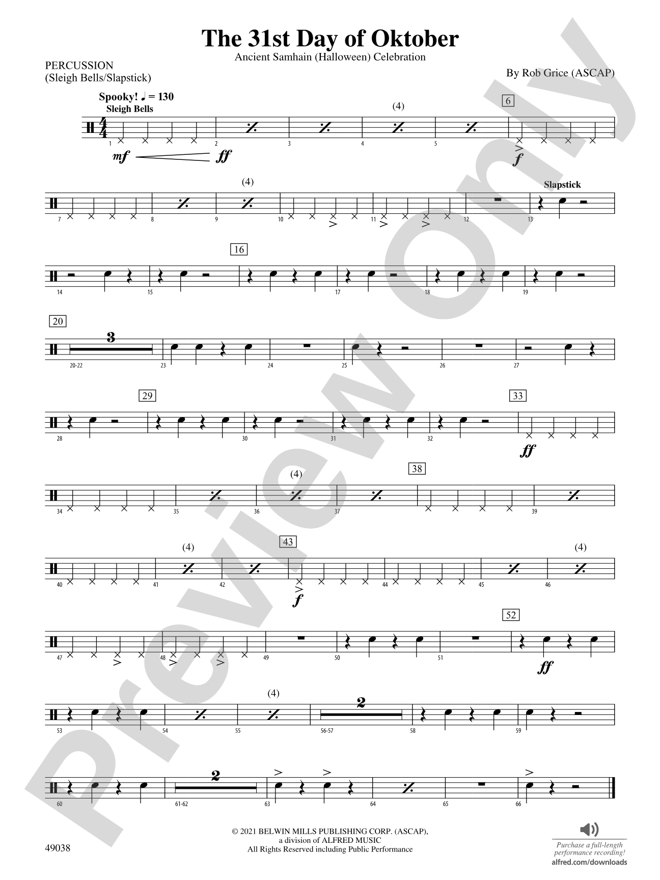 The 31st Day of Oktober: 1st Percussion
