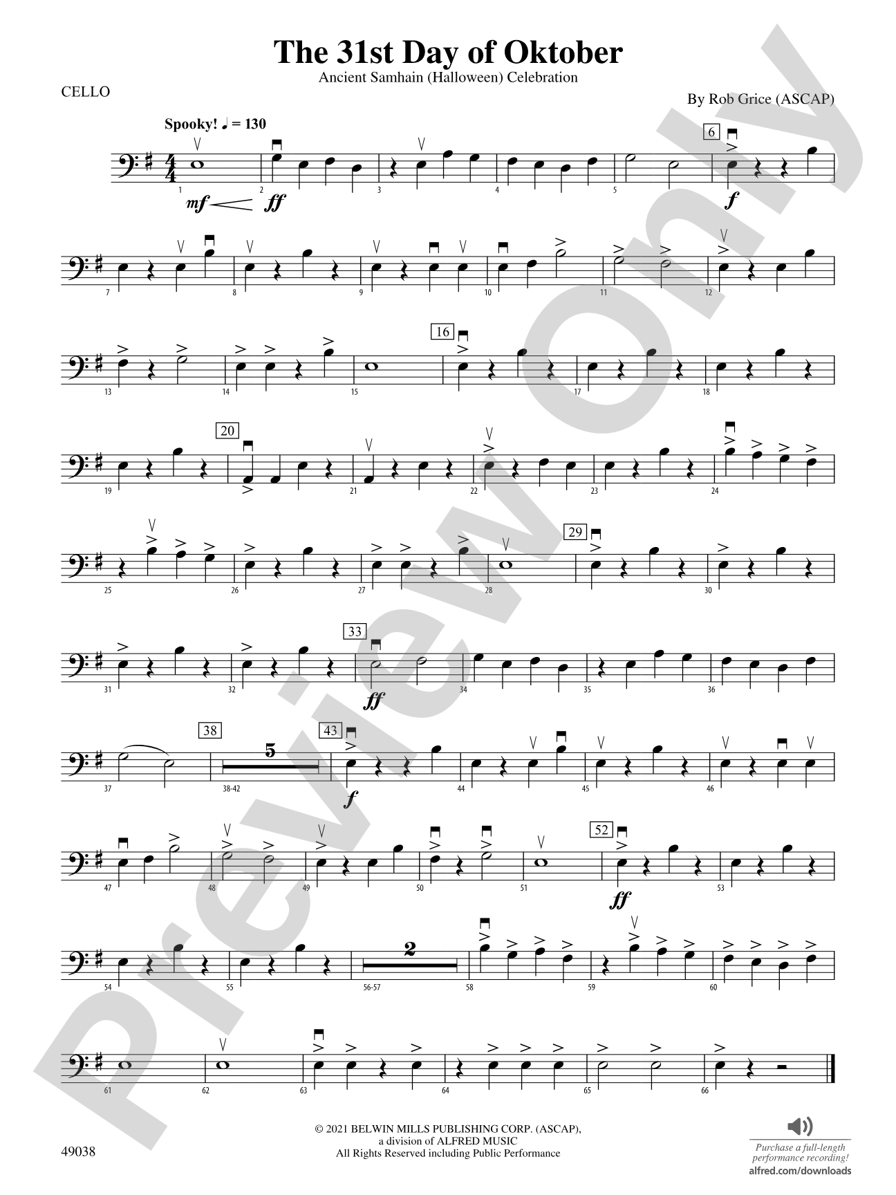 The 31st Day of Oktober: Cello