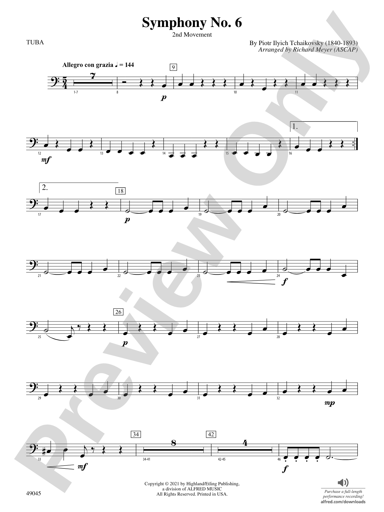 Symphony No. 6: Tuba