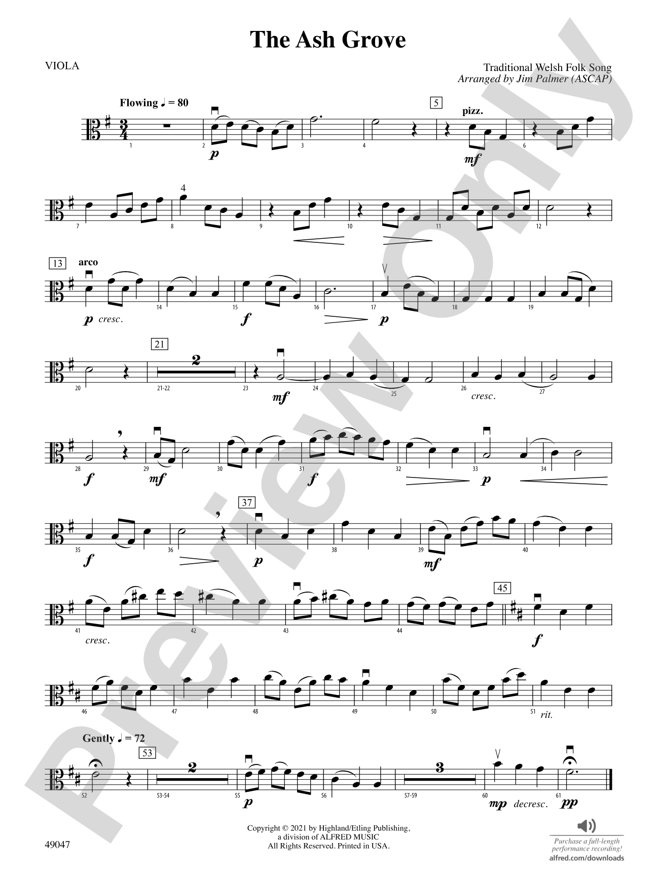 The Ash Grove: Viola