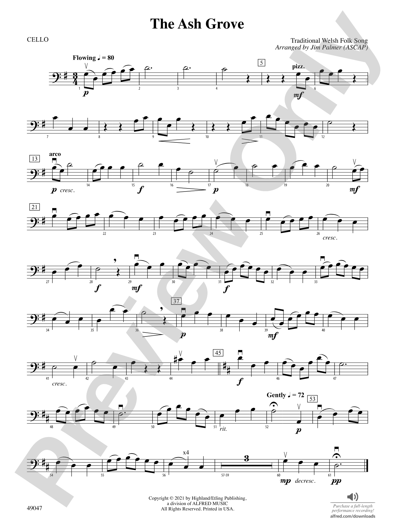 The Ash Grove: Cello
