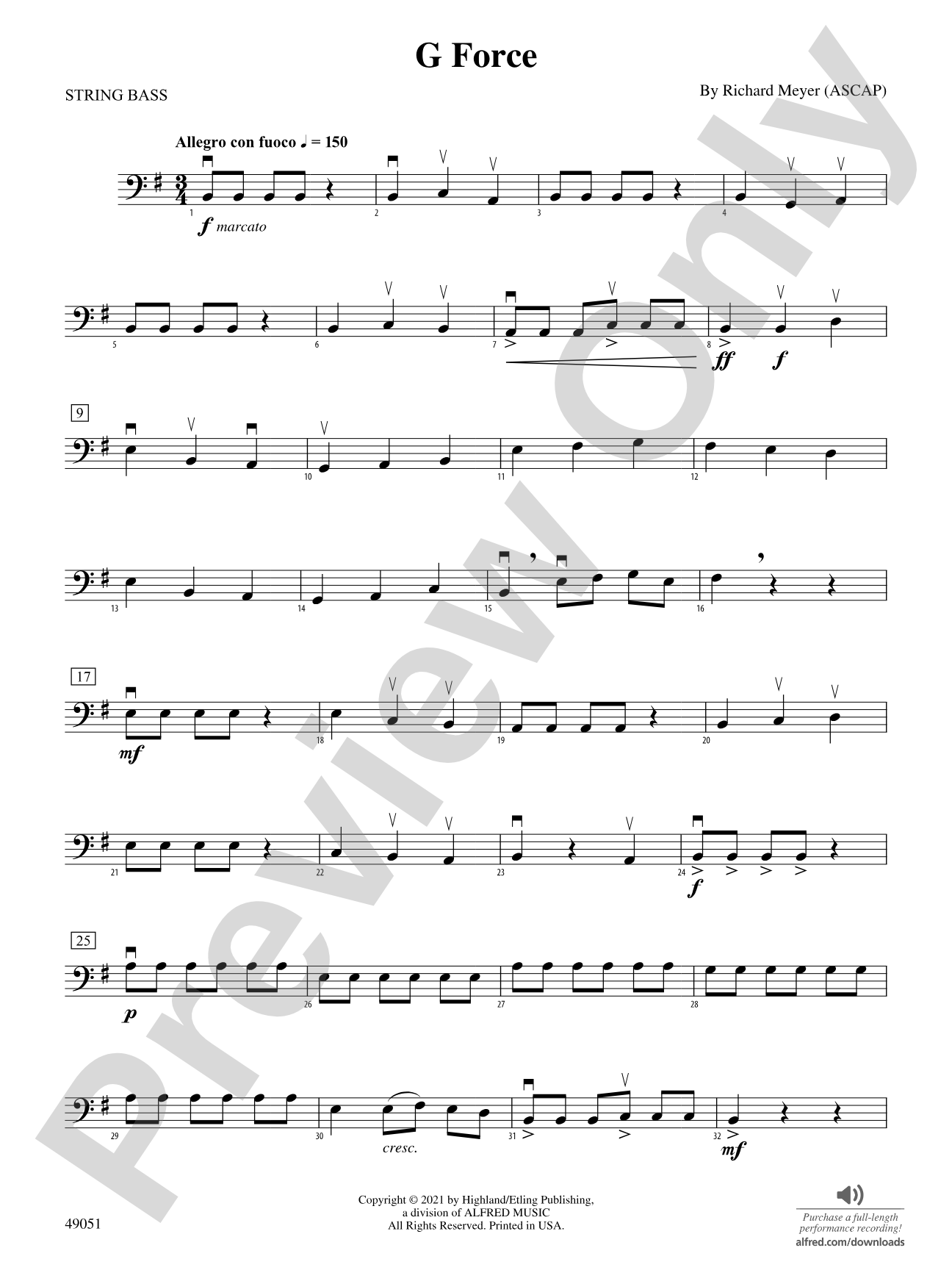 G Force: String Bass