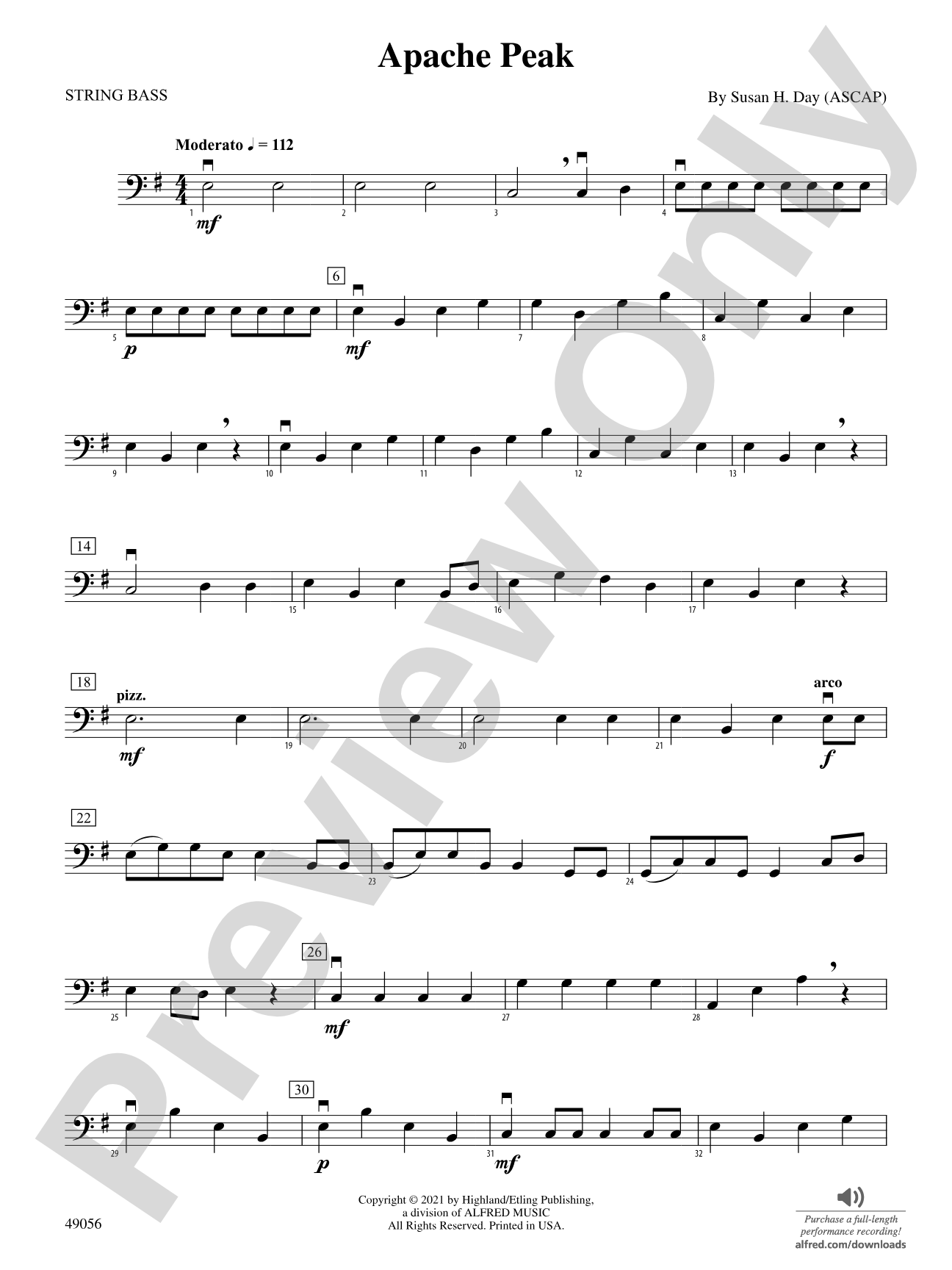 Apache Peak: String Bass