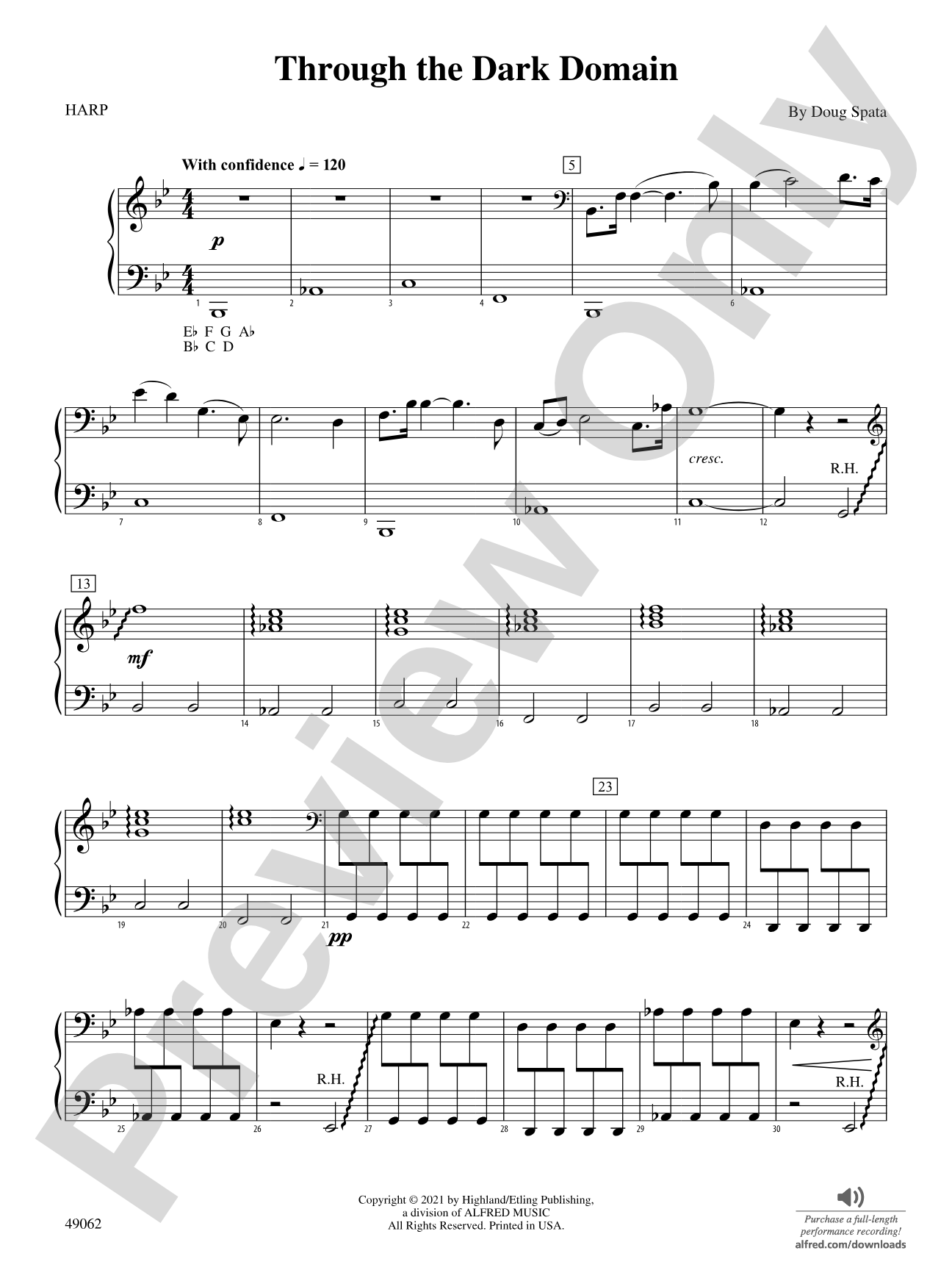 Through the Dark Domain: Harp