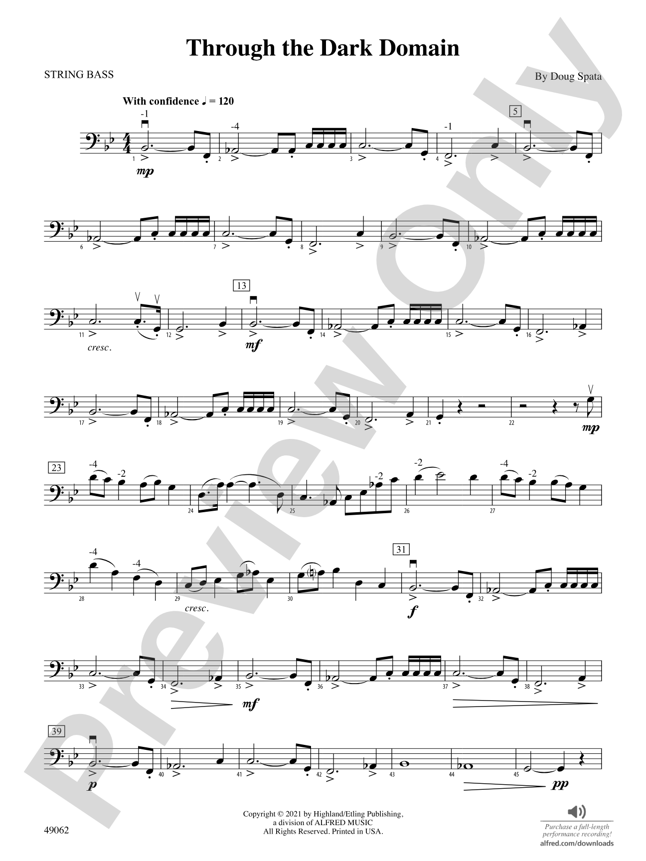 Through the Dark Domain: String Bass