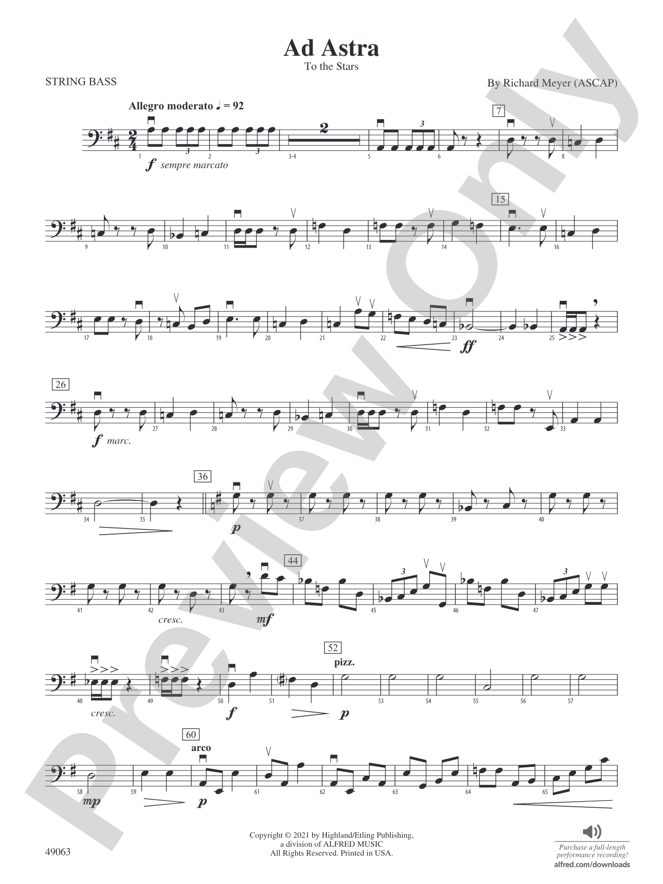 Ad Astra: String Bass