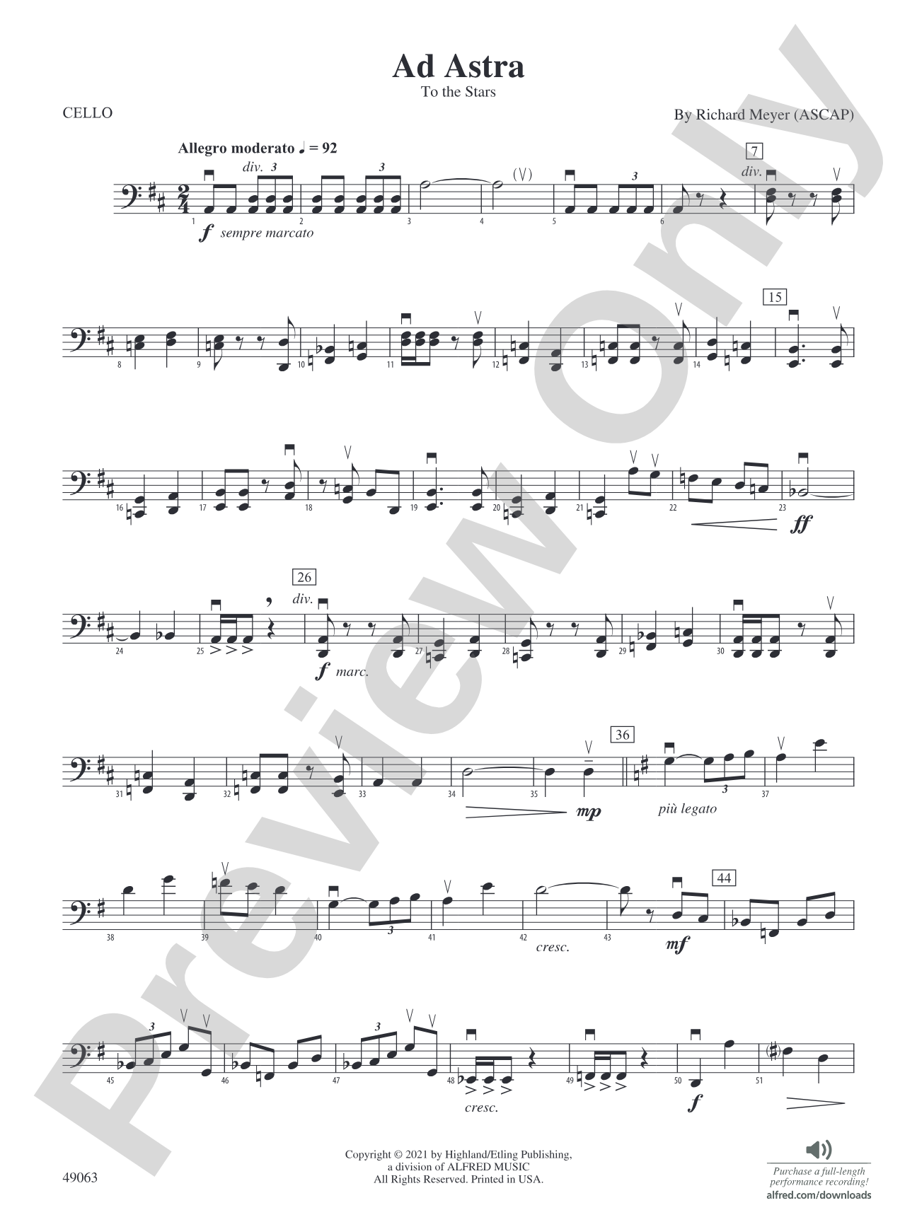 Ad Astra: Cello