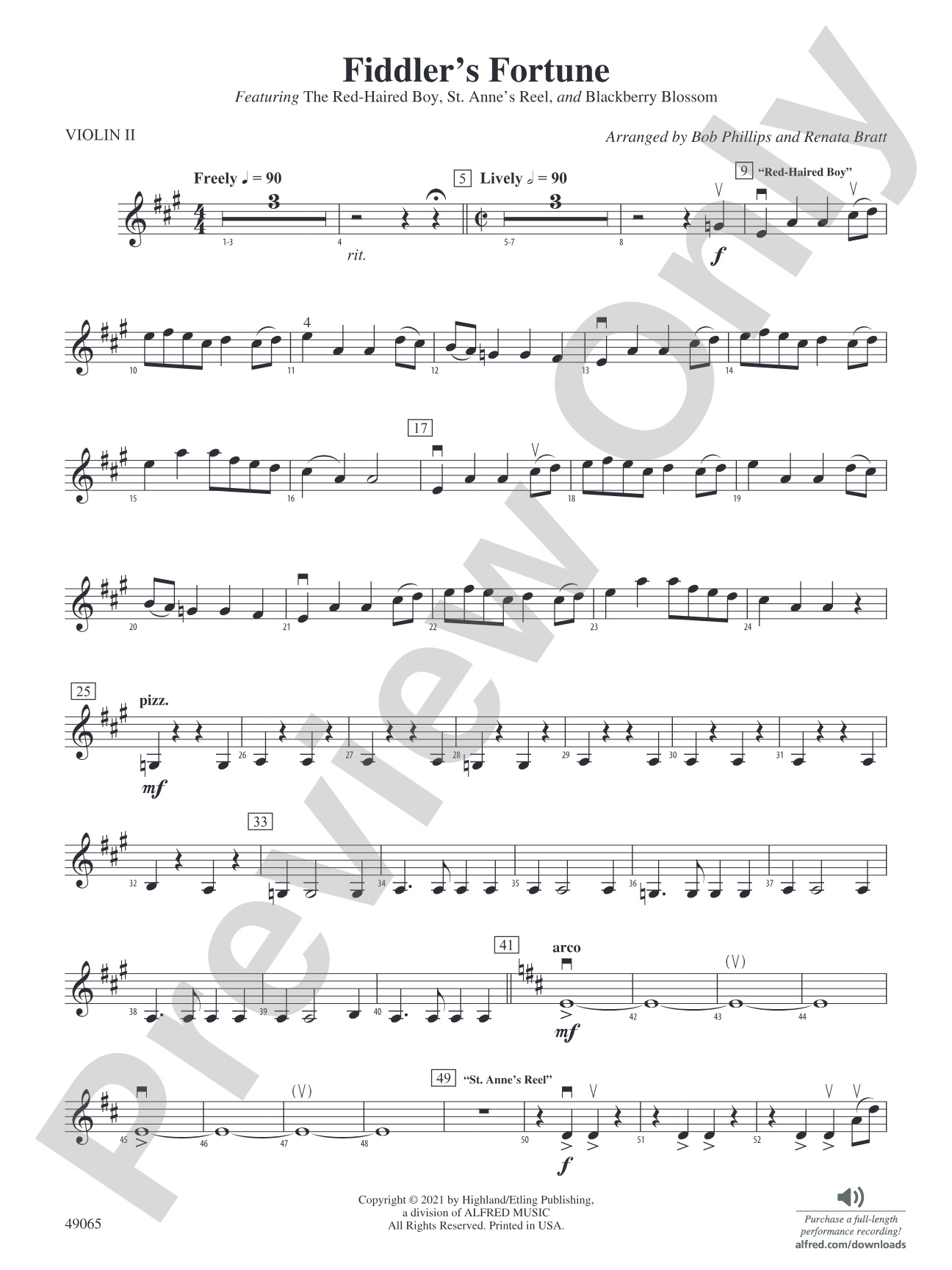 Fiddler's Fortune: 2nd Violin