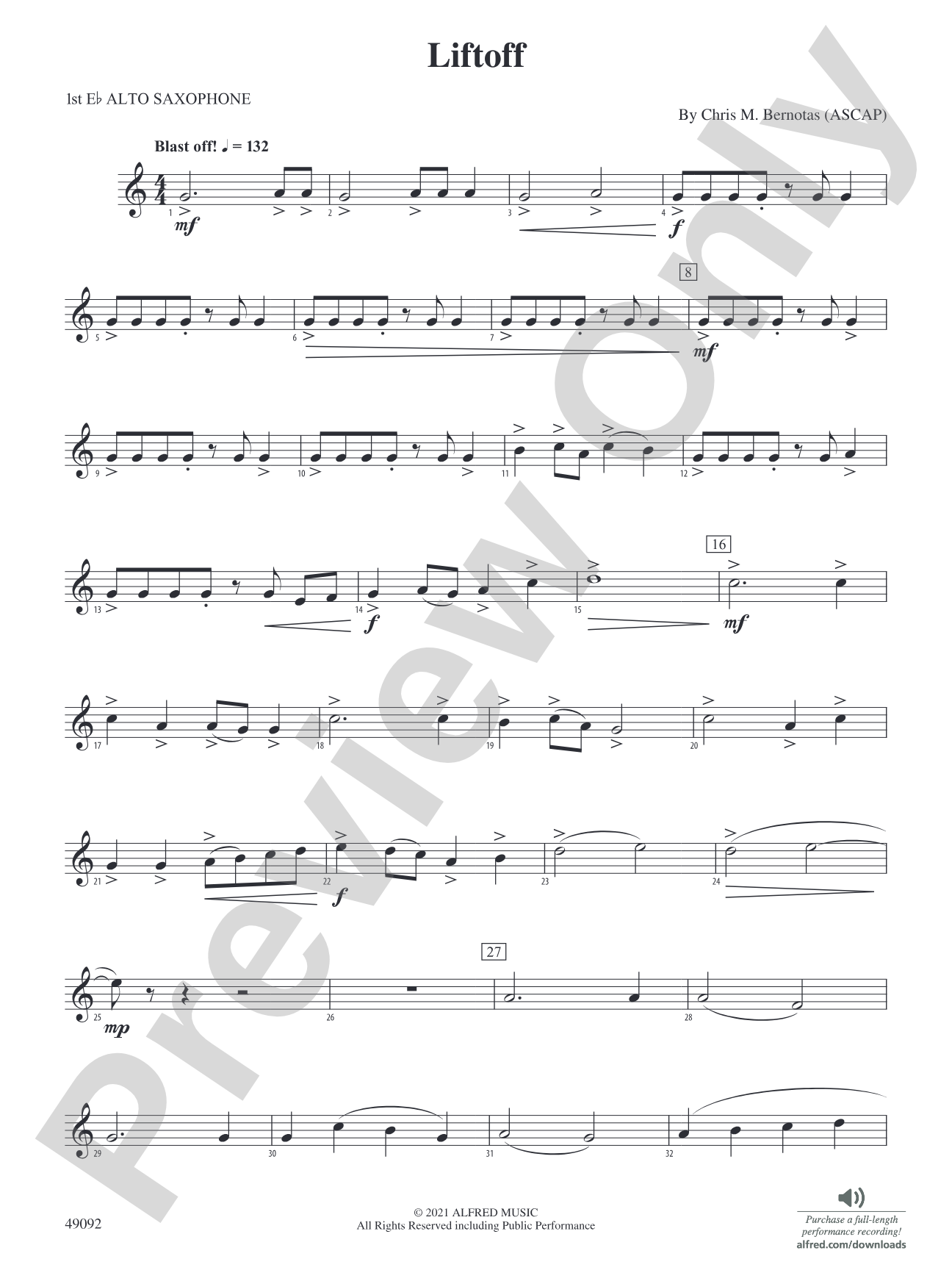 Liftoff: E-flat Alto Saxophone