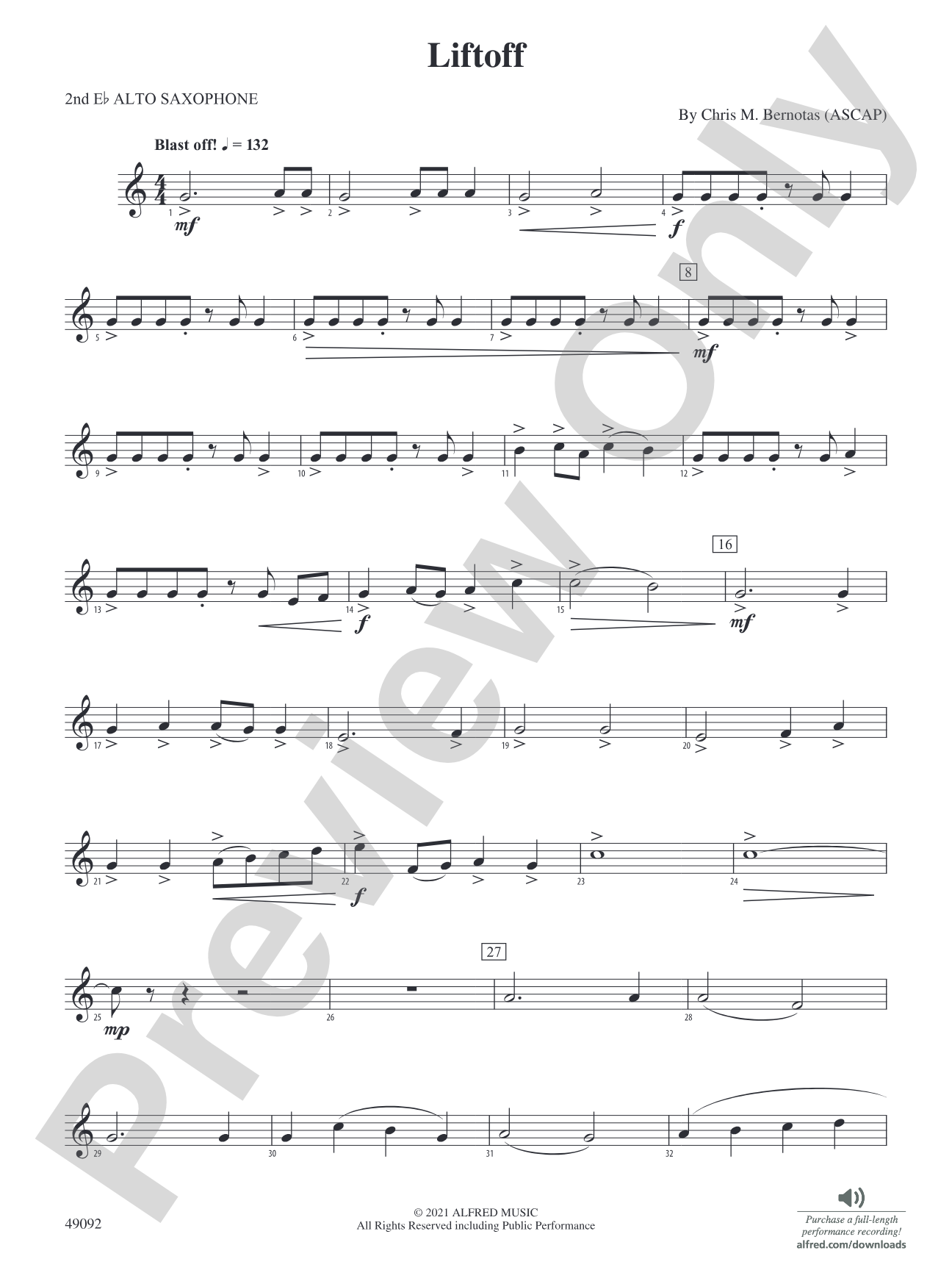 Liftoff: 2nd E-flat Alto Saxophone