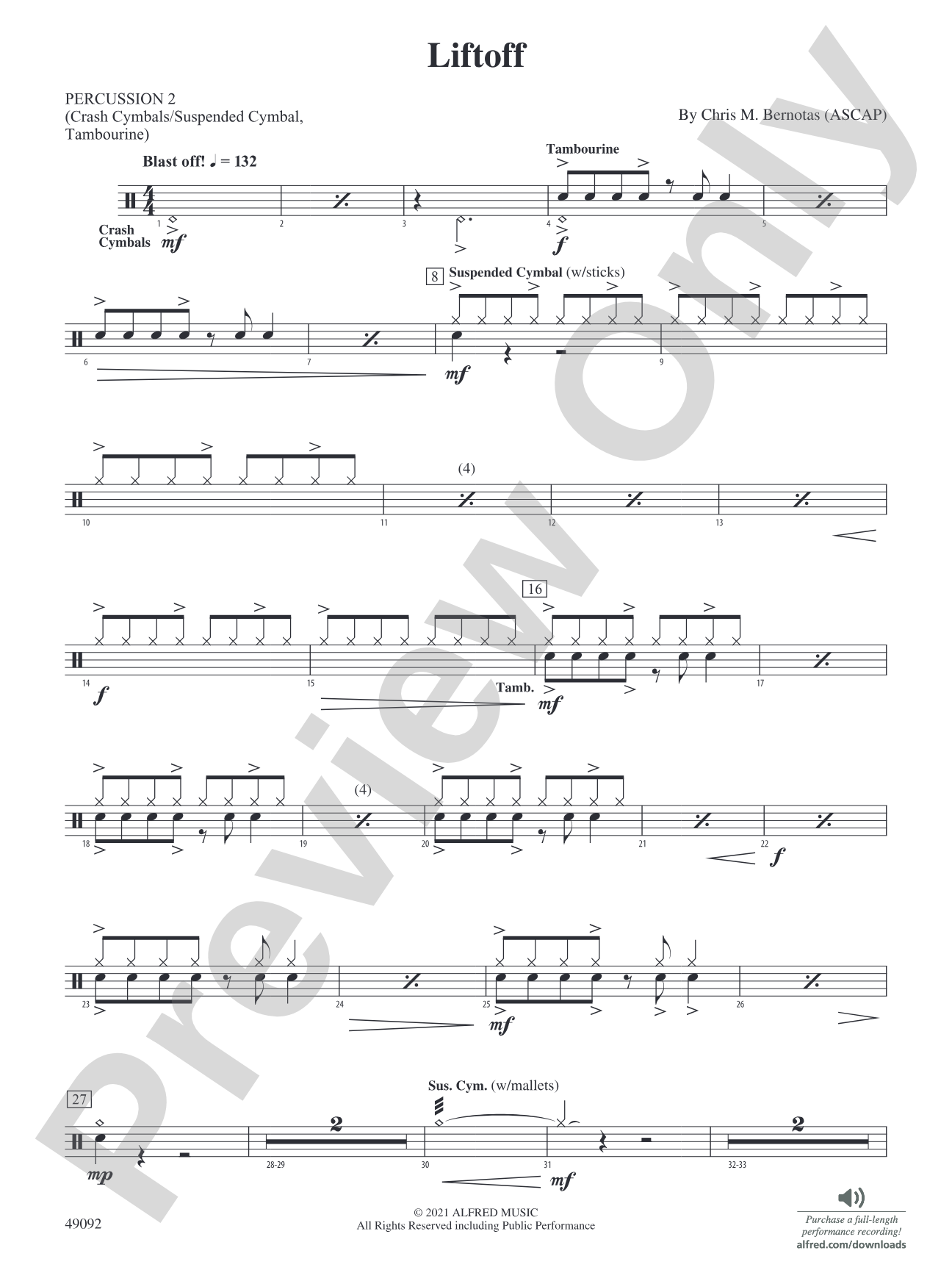 Liftoff: 2nd Percussion